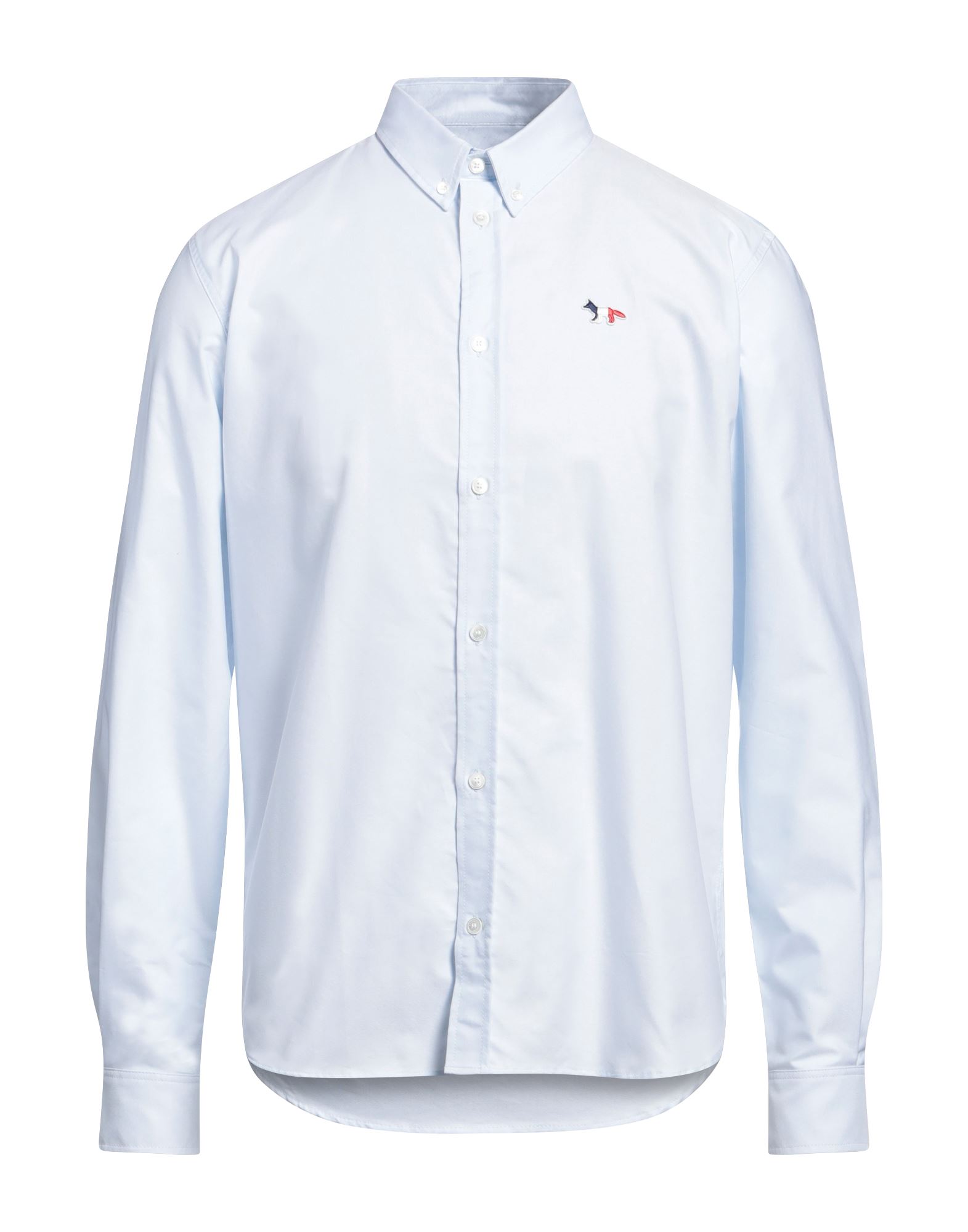 옥스포드, 브랜드 로고, 솔리드 컬러, 버튼다운 칼라, 롱 슬리브, 버튼 커프스, 버튼 여밈, 레귤러 셔츠. 이미지