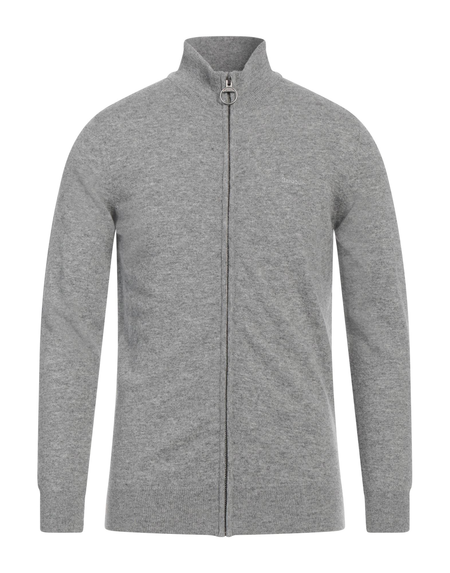 니트 소재, 라이트웨이트 니트, 멜란지, 자수 로고 장식, 롱 슬리브, 지퍼 여밈, 손세탁 또는 드라이클리닝, 표백 금지, 건조기 사용불가. 이미지