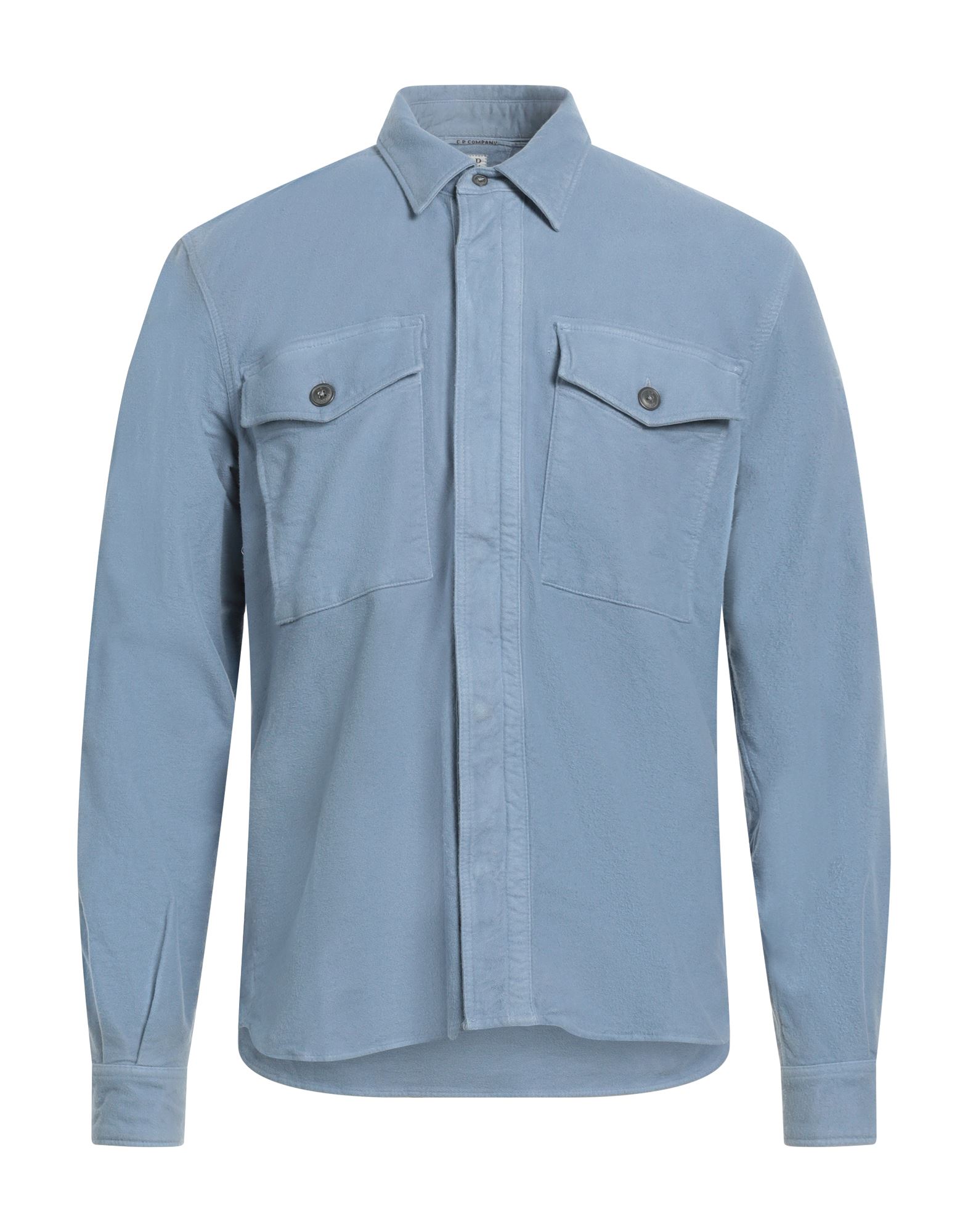 우븐, 브랜드 로고, 솔리드 컬러, 클래식 칼라, 롱 슬리브, 버튼 커프스, 토글 버튼, 지퍼 여밈, 더블 포켓, 스트레치, 셔츠 자켓, 스몰 핏. 이미지