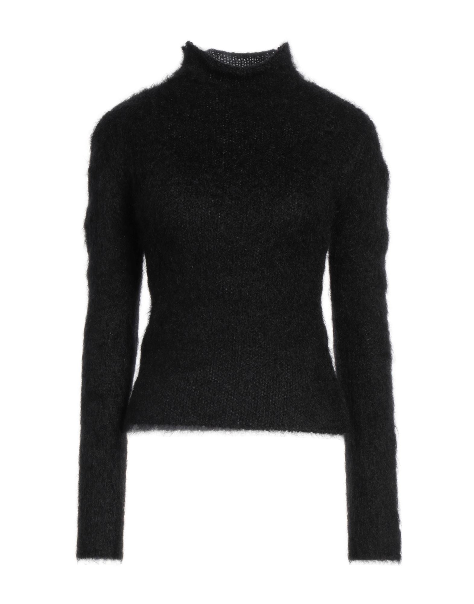 니트 소재, 미디엄웨이트 니트, 장식 부착 없음, 솔리드 컬러, 터틀넥, 롱 슬리브, 손세탁 또는 드라이클리닝, 표백 금지, 건조기 사용불가. 이미지