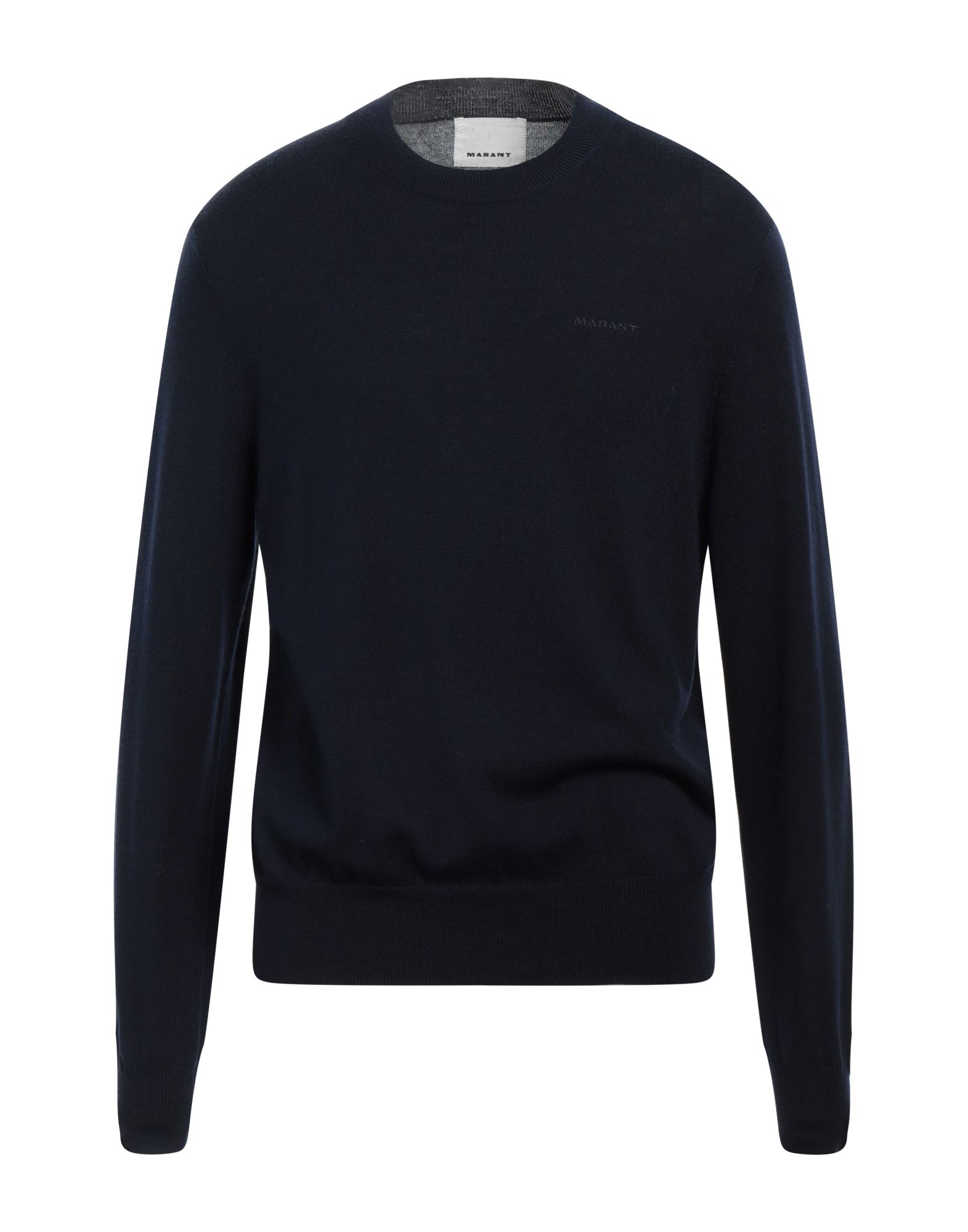 니트 소재, 라이트웨이트 니트, 자수 로고 장식, 솔리드 컬러, 크루넥, 롱 슬리브, 포켓 없음, 손세탁 또는 드라이클리닝, 표백 금지, 건조기 사용불가. 이미지