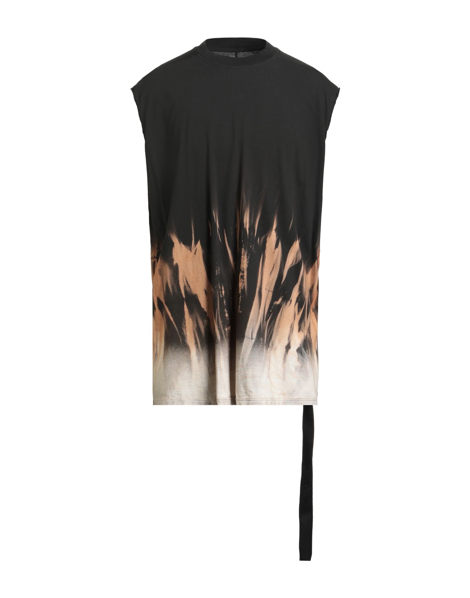 티셔츠, 저지, 멀티컬러 패턴, 장식 부착 없음, 크루넥, 슬리브리스, 손세탁 또는 드라이클리닝, 표백 금지, 건조기 사용불가. 이미지