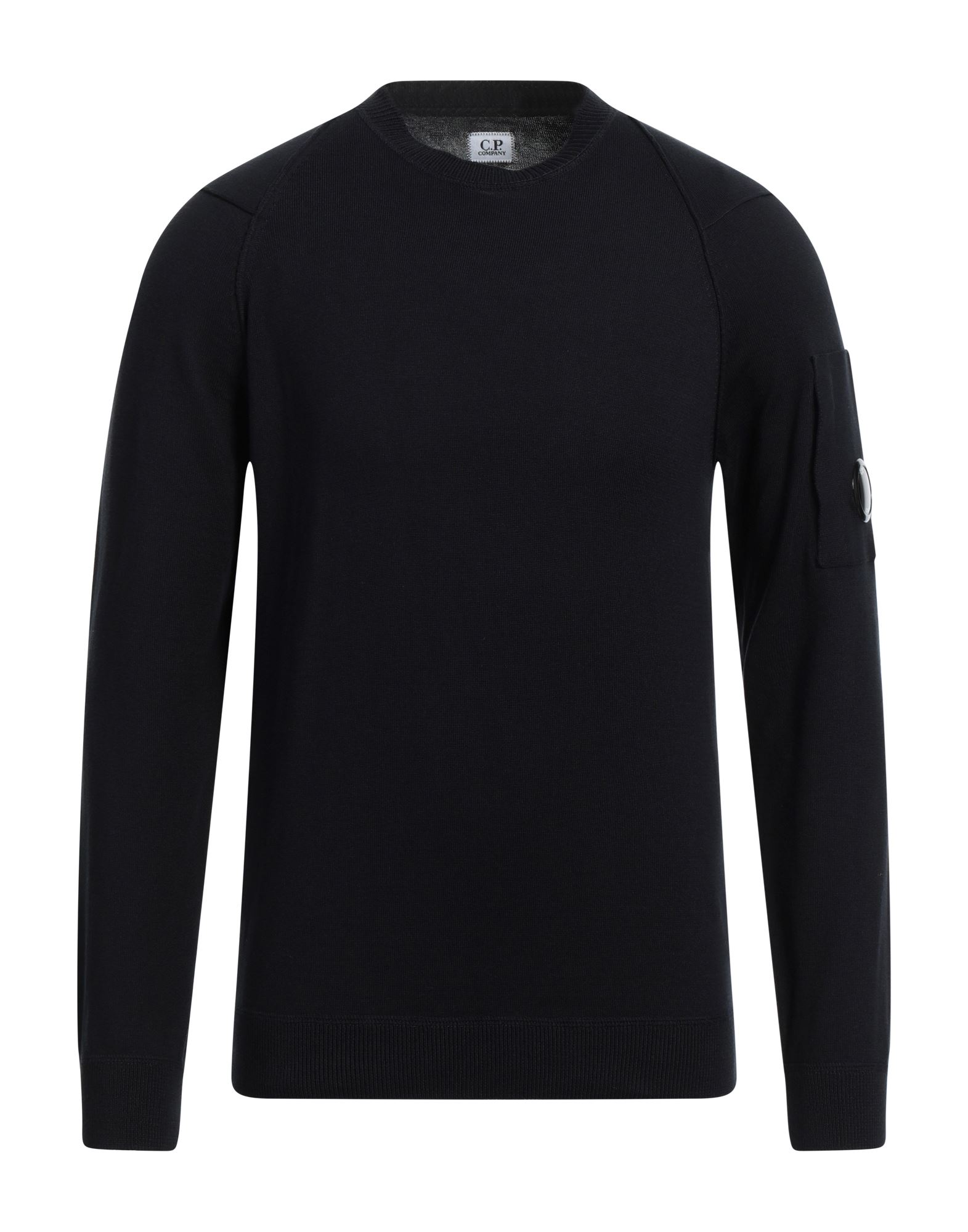 니트 소재, 라이트웨이트 니트, 브랜드 로고, 솔리드 컬러, 크루넥, 롱 슬리브, 싱글 포켓, 지퍼 포켓. 이미지