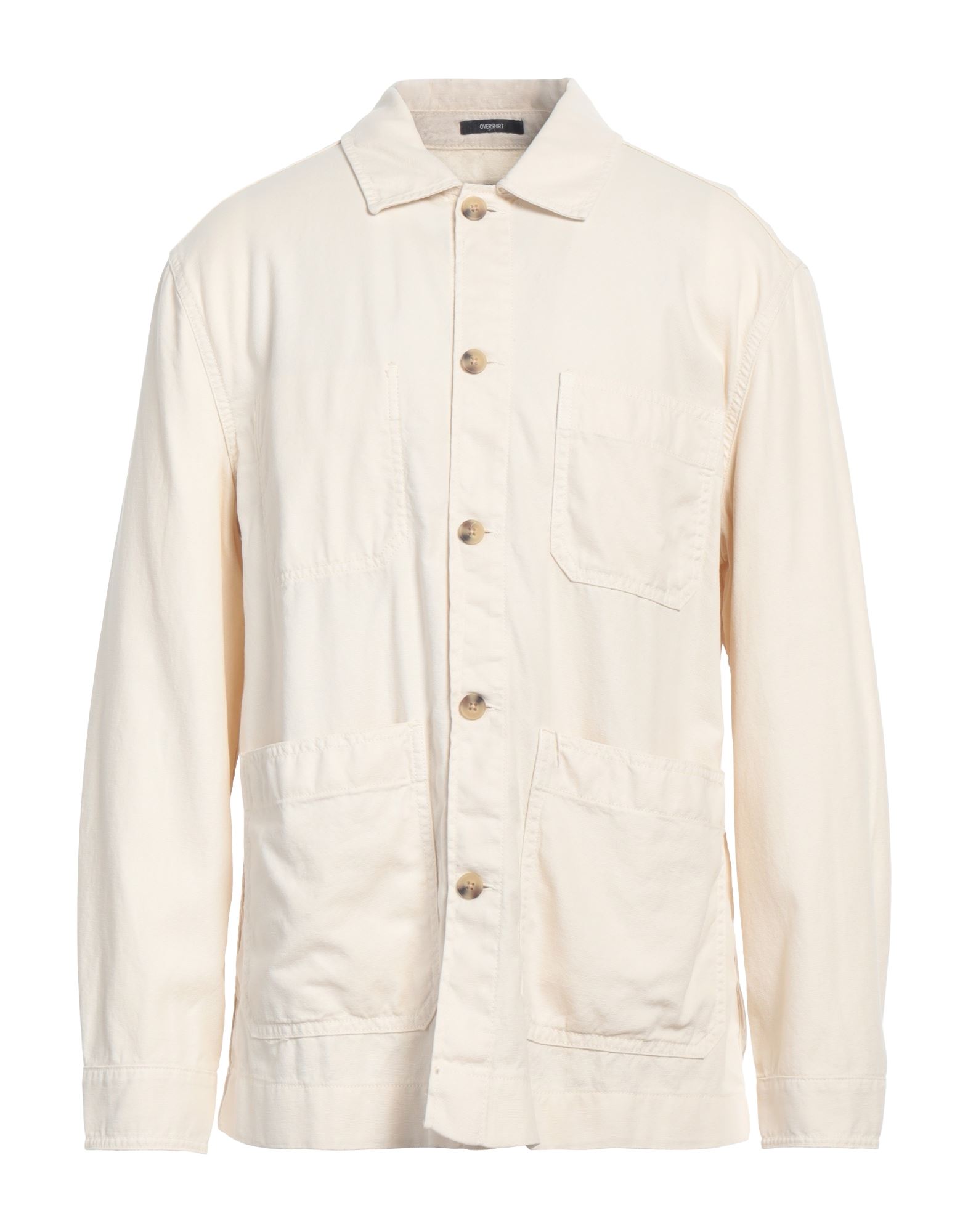 셔츠 자켓, 캔바스, 장식 부착 없음, 솔리드 컬러, 클래식 칼라, 롱 슬리브, 버튼 커프스, 버튼 여밈, 멀티 포켓, 세탁기로 세탁, 표백 금지, 건조기 사용불가. 이미지