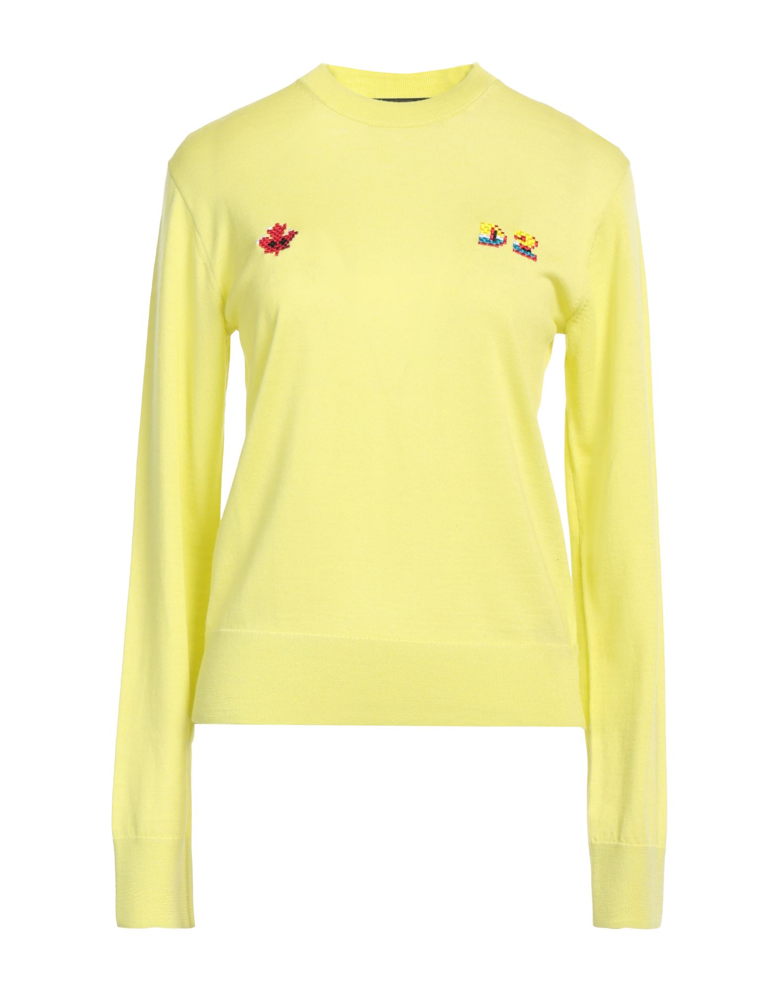 울, 라이트웨이트 니트, 자수 장식, 장식 디테일 솔리드 컬러, 크루넥, 롱 슬리브, 포켓 없음, 드라이클리닝, 표백 금지, 건조기 사용불가. 이미지