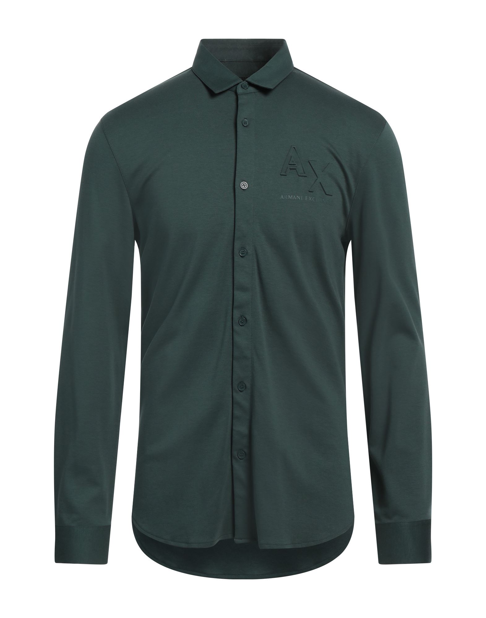 레귤러 셔츠, 저지, 솔리드 컬러, 브랜드 로고, 클래식 칼라, 롱 슬리브, 버튼 여밈, 손세탁, 표백 금지, 건조기 사용불가. 이미지