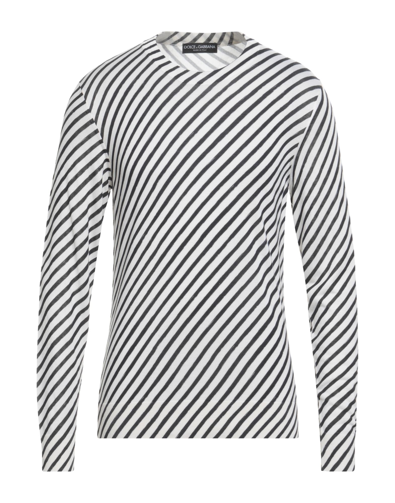 니트 소재, 라이트웨이트 니트, 장식 부착 없음, 스트라이프, 크루넥, 롱 슬리브, 포켓 없음, 드라이클리닝, 표백 금지, 라지 핏. 이미지