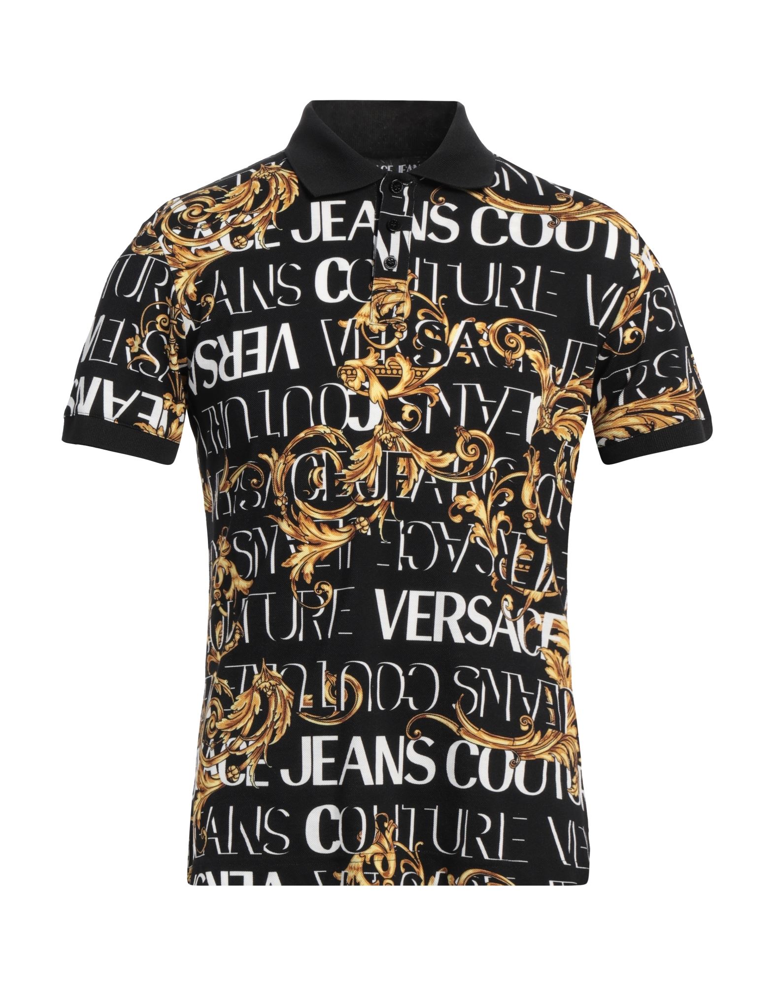 피케, 시그니처 프린트, 브랜드 로고, 폴로 칼라, 쇼트 슬리브, 버튼 여밈, 세탁기 세탁 또는 드라이클리닝, 표백 금지, 건조기 사용불가, 이 브랜드는 사이즈가 작게 나옵니다. 이미지