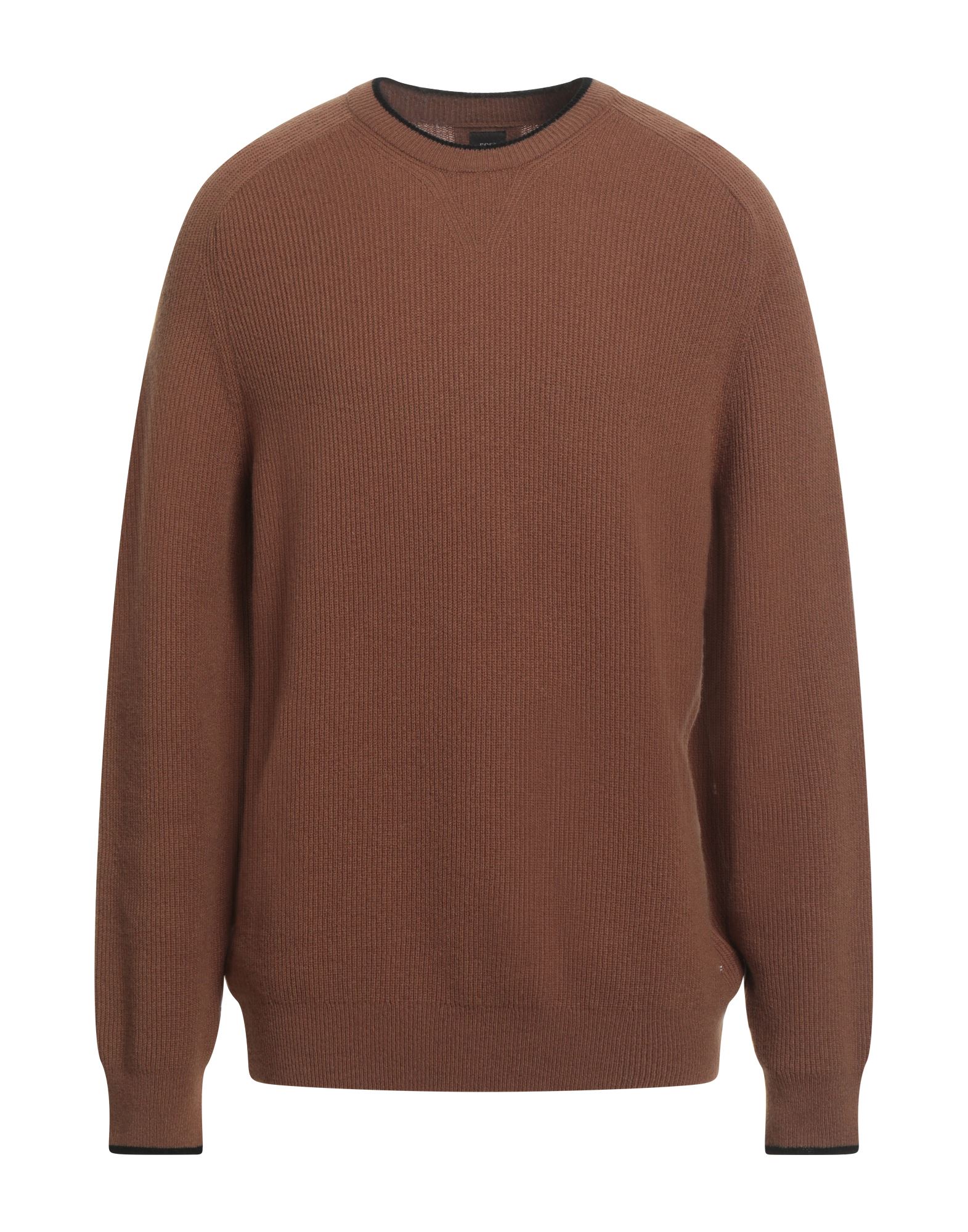 니트 소재, 라이트웨이트 니트, 솔리드 컬러, 브랜드 로고, 크루넥, 롱 슬리브, 세탁기 세탁 또는 드라이클리닝, 표백 금지, 건조기 사용불가. 이미지