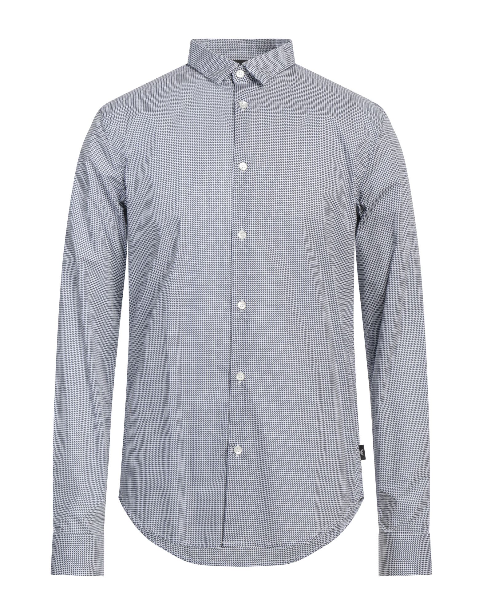 레귤러 셔츠, 우븐, 투톤 패턴, 장식 부착 없음, 클래식 칼라, 롱 슬리브, 버튼 커프스, 버튼 여밈, 세탁기 세탁 또는 드라이클리닝, 표백 금지, 건조기 사용불가. 이미지