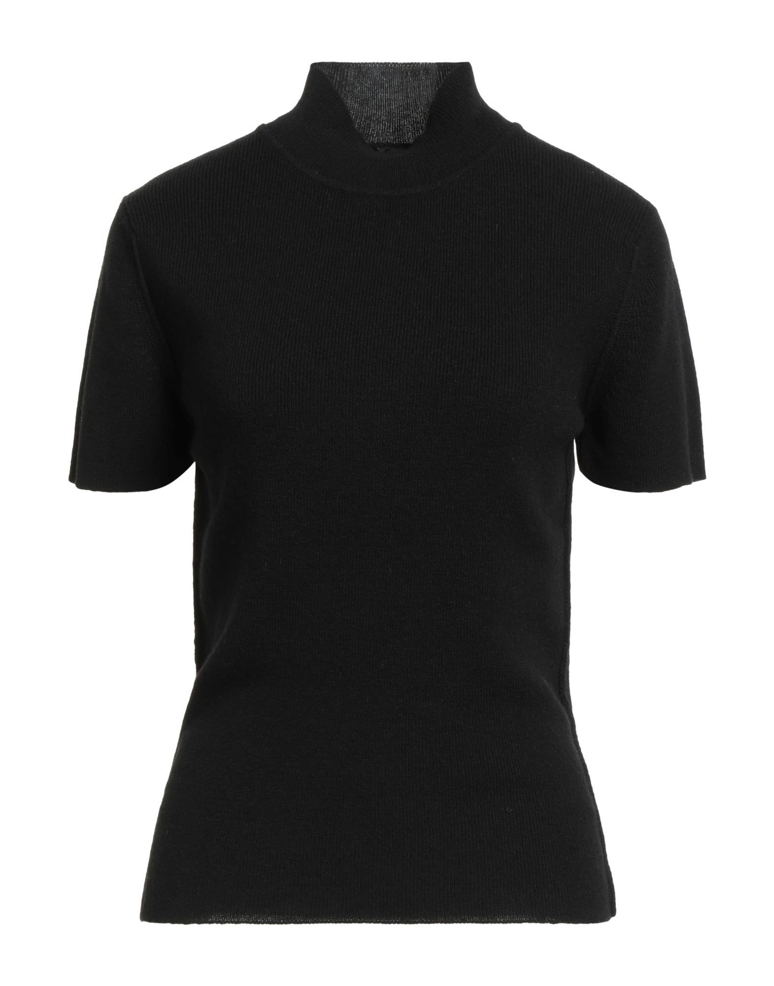 리브(rib) 조직, 라이트웨이트 니트, 브랜드 로고, 솔리드 컬러, 목 넥, 쇼트 슬리브, 손세탁 또는 드라이클리닝, 표백 금지, 건조기 사용불가. 이미지