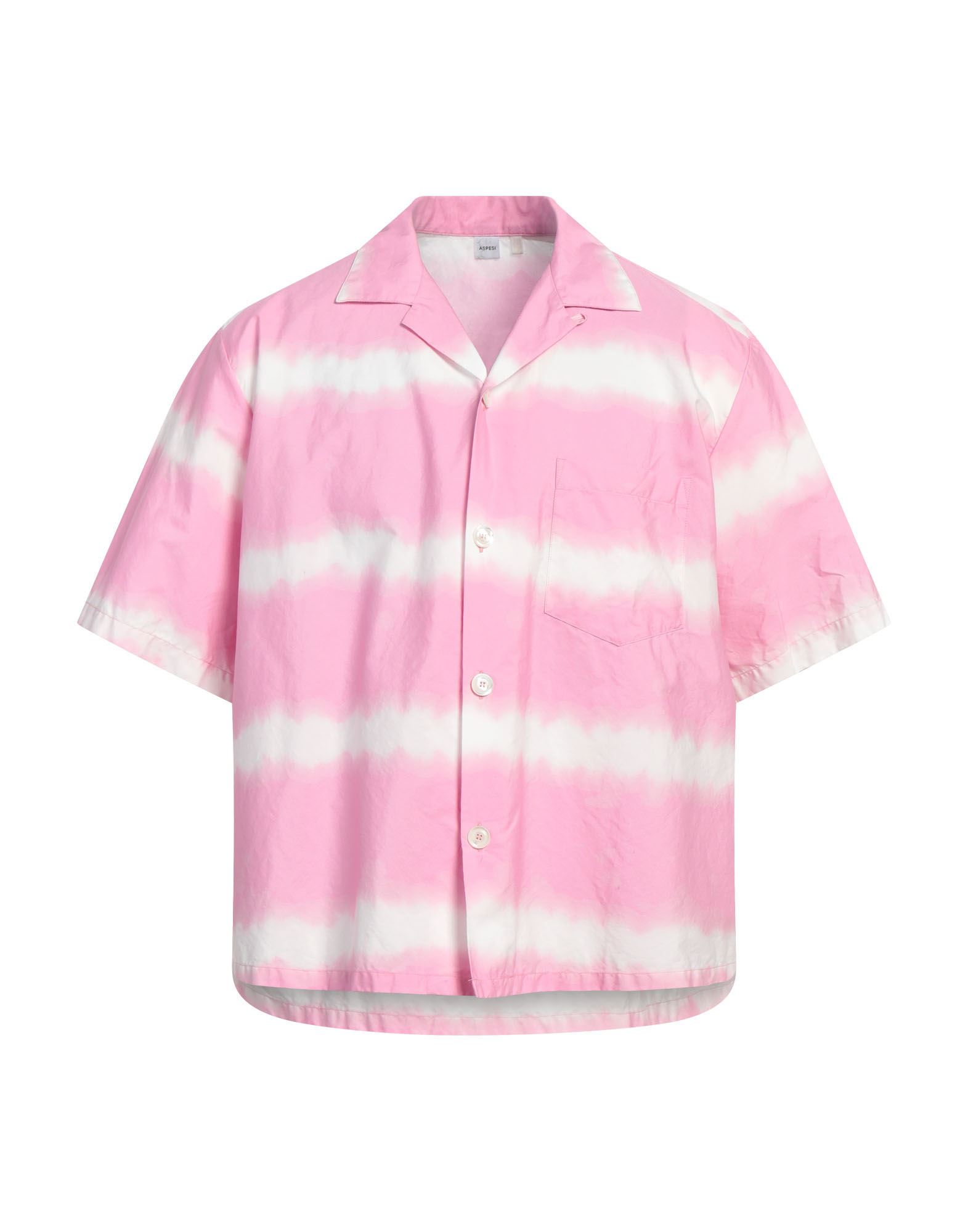 레귤러 셔츠, 우븐, 타이다이, 장식 부착 없음, 라펠, 쇼트 슬리브, 버튼 여밈, 포켓 1개, 세탁기 세탁 또는 드라이클리닝, 표백 금지, 건조기 사용불가, 이 브랜드는 사이즈가 작게 나옵니다. 이미지