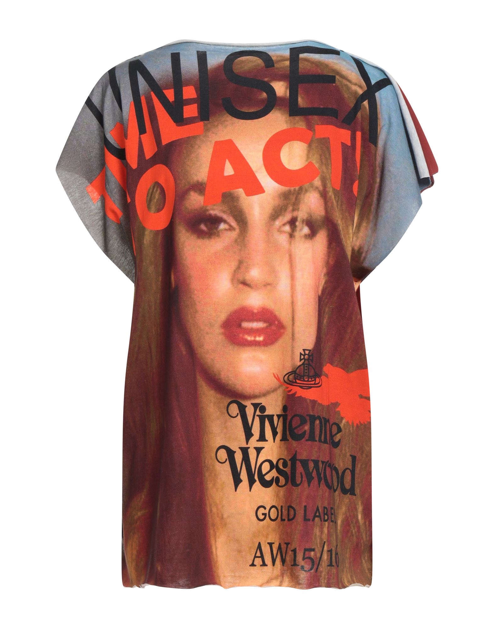 패턴 티셔츠, 저지, 멀티컬러 패턴, 브랜드 로고, 보트 네크라인, 쇼트 슬리브, 사이드 슬릿 헴라인, 손세탁, 표백 금지, 건조기 사용불가. 이미지