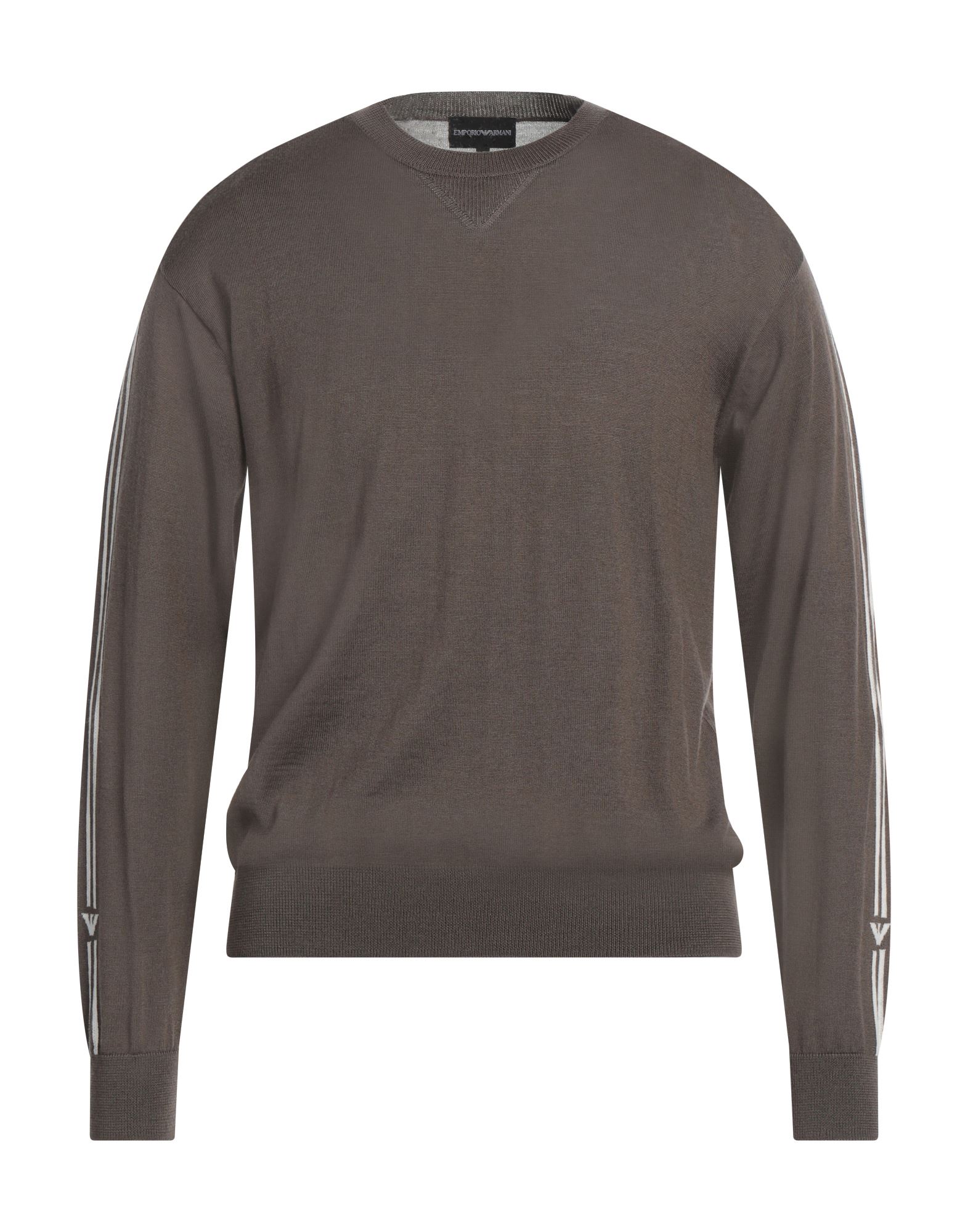 울, 라이트웨이트 니트, 브랜드 로고, 파이핑 트림, 솔리드 컬러, 크루넥, 롱 슬리브, 손세탁, 표백 금지, 건조기 사용불가. 이미지