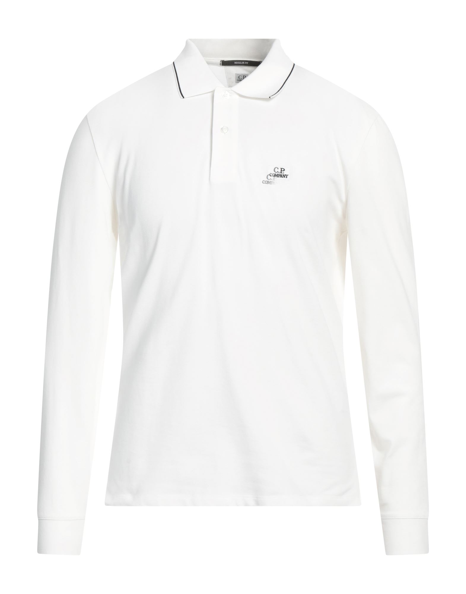 피케, 솔리드 컬러, 자수 로고 장식, 파이핑 트림, 폴로 칼라, 롱 슬리브, 버튼 여밈, 사이드 슬릿 헴라인, 스트레치, 세탁기로 세탁, 표백 금지, 건조기 사용불가, 이 브랜드는 사이즈가 작게 나옵니다. 이미지