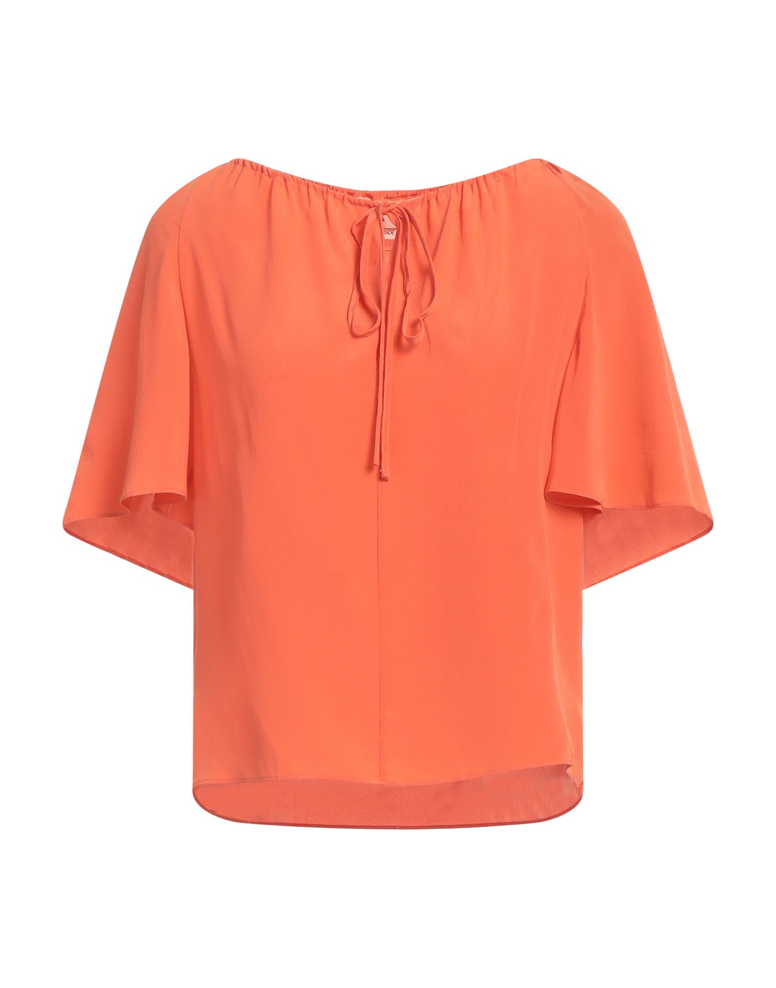 보헤미안 블라우스, 새틴, 솔리드 컬러, 장식 부착 없음, 크루넥, 쇼트 슬리브, 사이드 슬릿 헴라인, 드라이클리닝, 표백 금지, 건조기 사용불가, 이 브랜드는 사이즈가 크게 나옵니다. 이미지