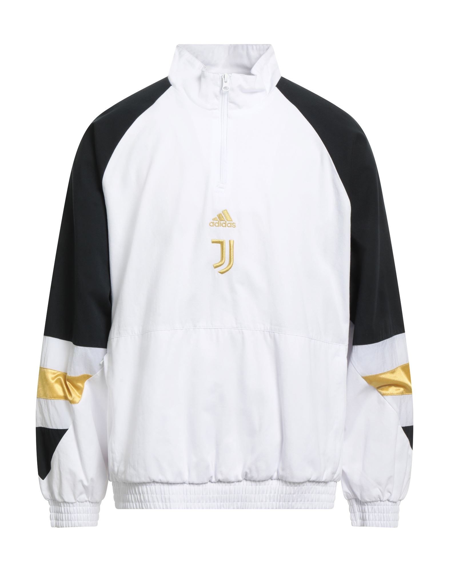 우븐, 멀티컬러 패턴, 자수 로고 장식, 터틀넥, 롱 슬리브, 지퍼 여밈, 캥거루 포켓, 세탁기로 세탁, 표백 금지, 건조기 사용가능. 이미지