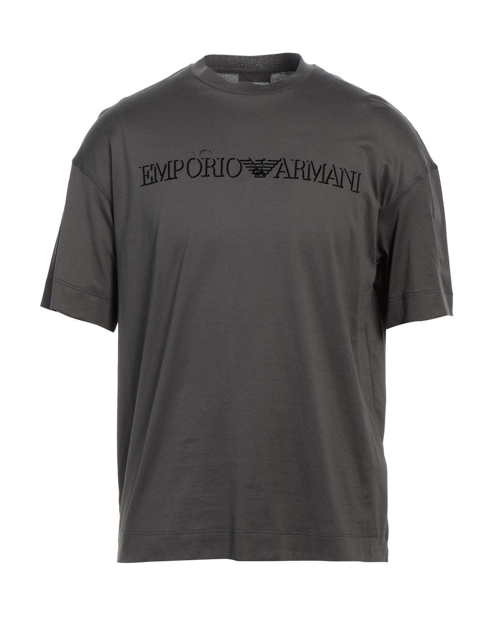 로고 프린트 티셔츠, 저지, 플로킹 가공, 프린트 디테일 솔리드 컬러, 장식 부착 없음, 크루넥, 쇼트 슬리브, 세탁기로 세탁, 표백 금지, 건조기 사용불가. 이미지