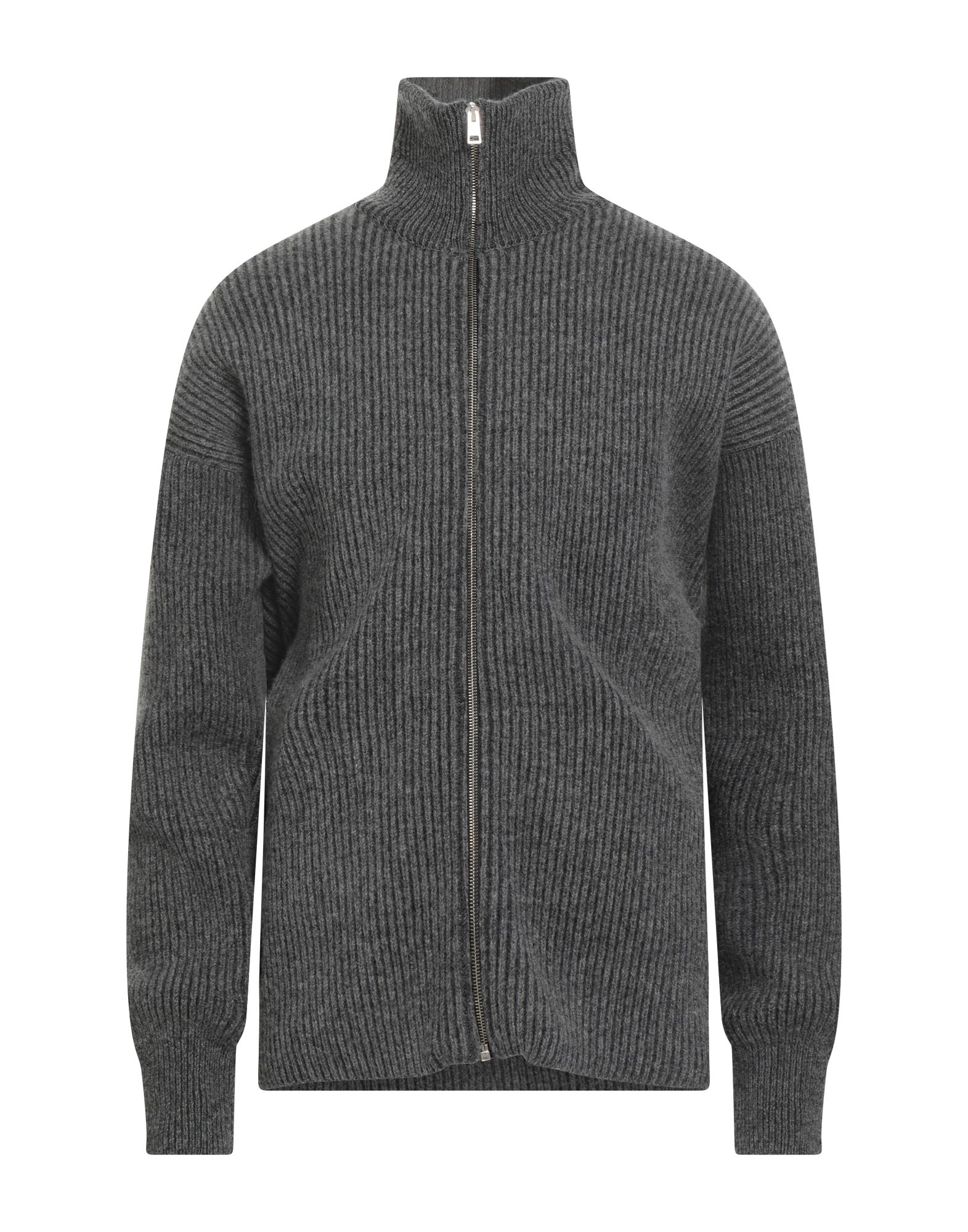 울, 미디엄웨이트 니트, 장식 부착 없음, 멜란지, 롱 슬리브, 지퍼 여밈, 슬릿 포켓, 손세탁 또는 드라이클리닝, 표백 금지, 건조기 사용불가. 이미지