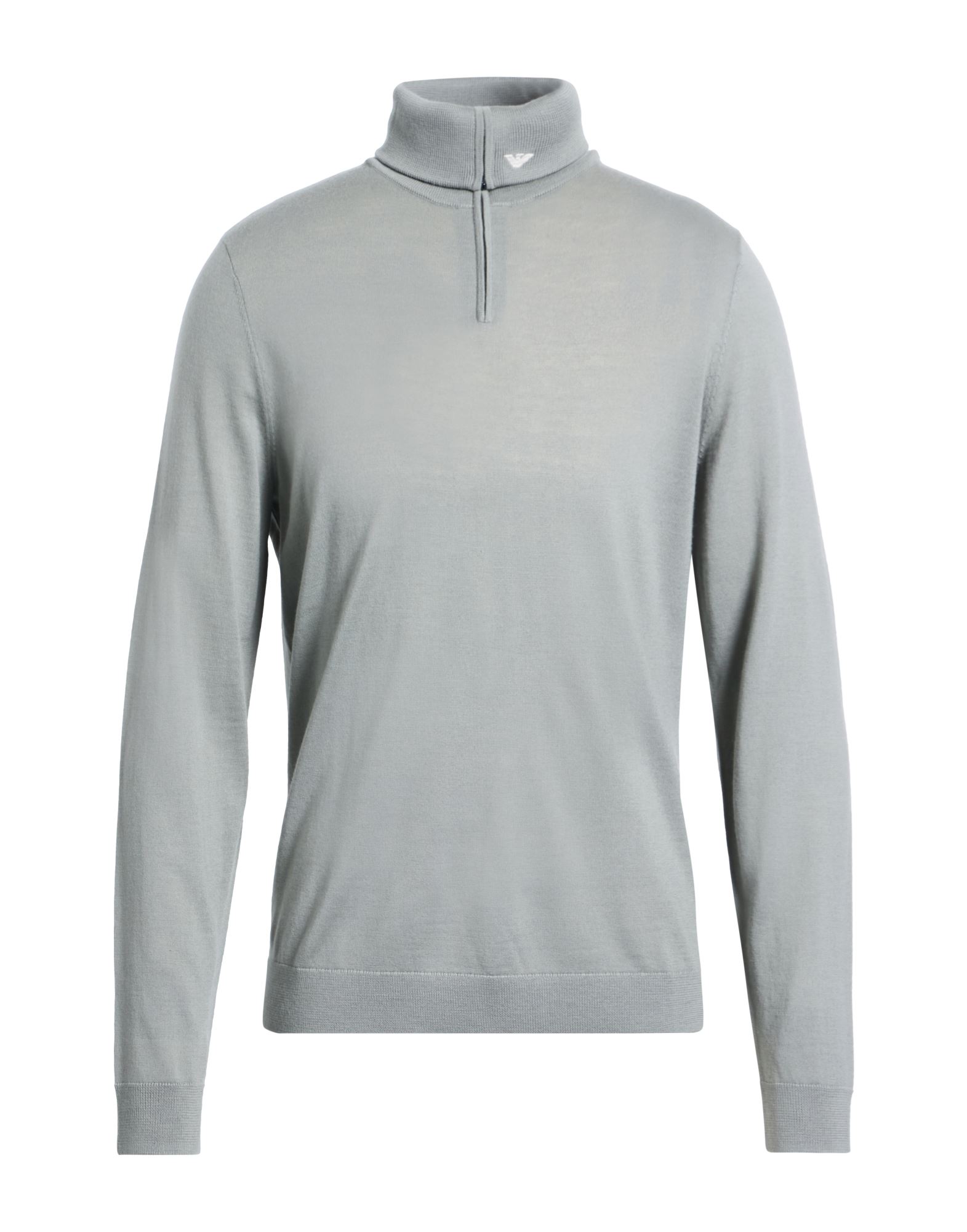 울, 라이트웨이트 니트, 자수 로고 장식, 솔리드 컬러, 지퍼 넥, 롱 슬리브, 손세탁, 표백 금지, 건조기 사용불가. 이미지