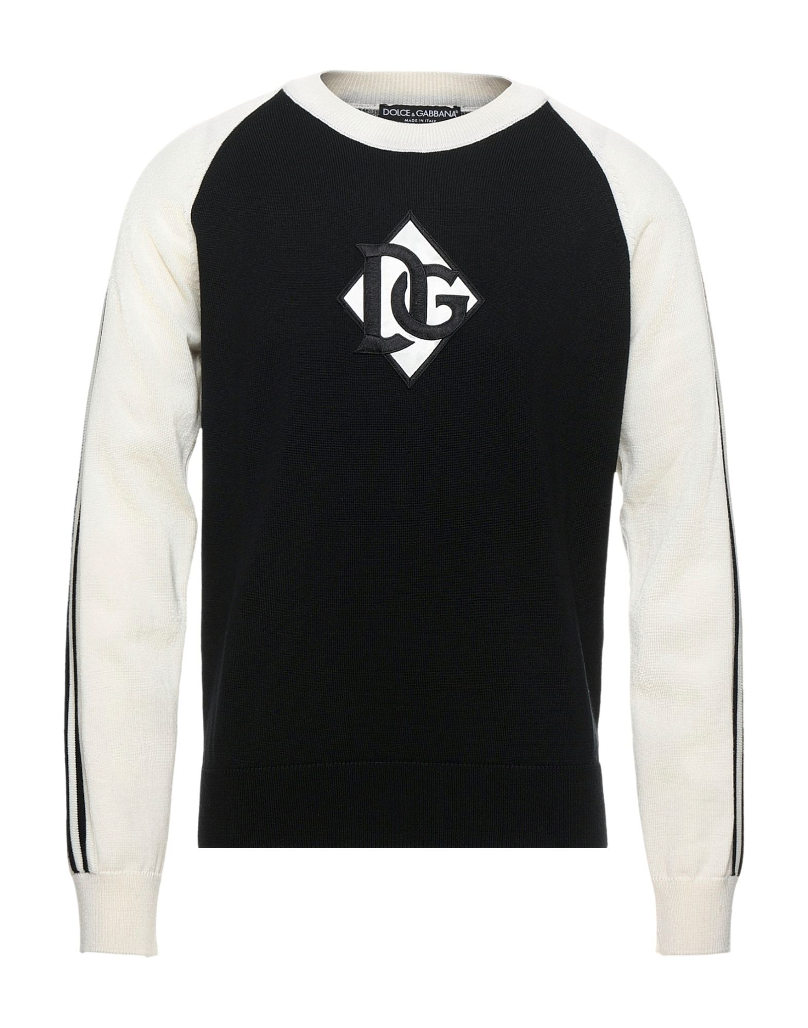 새틴, 니트 소재, 브랜드 로고, 투톤 패턴, 라운드 네크라인, 롱 슬리브, 포켓 없음, 라지 핏. 이미지