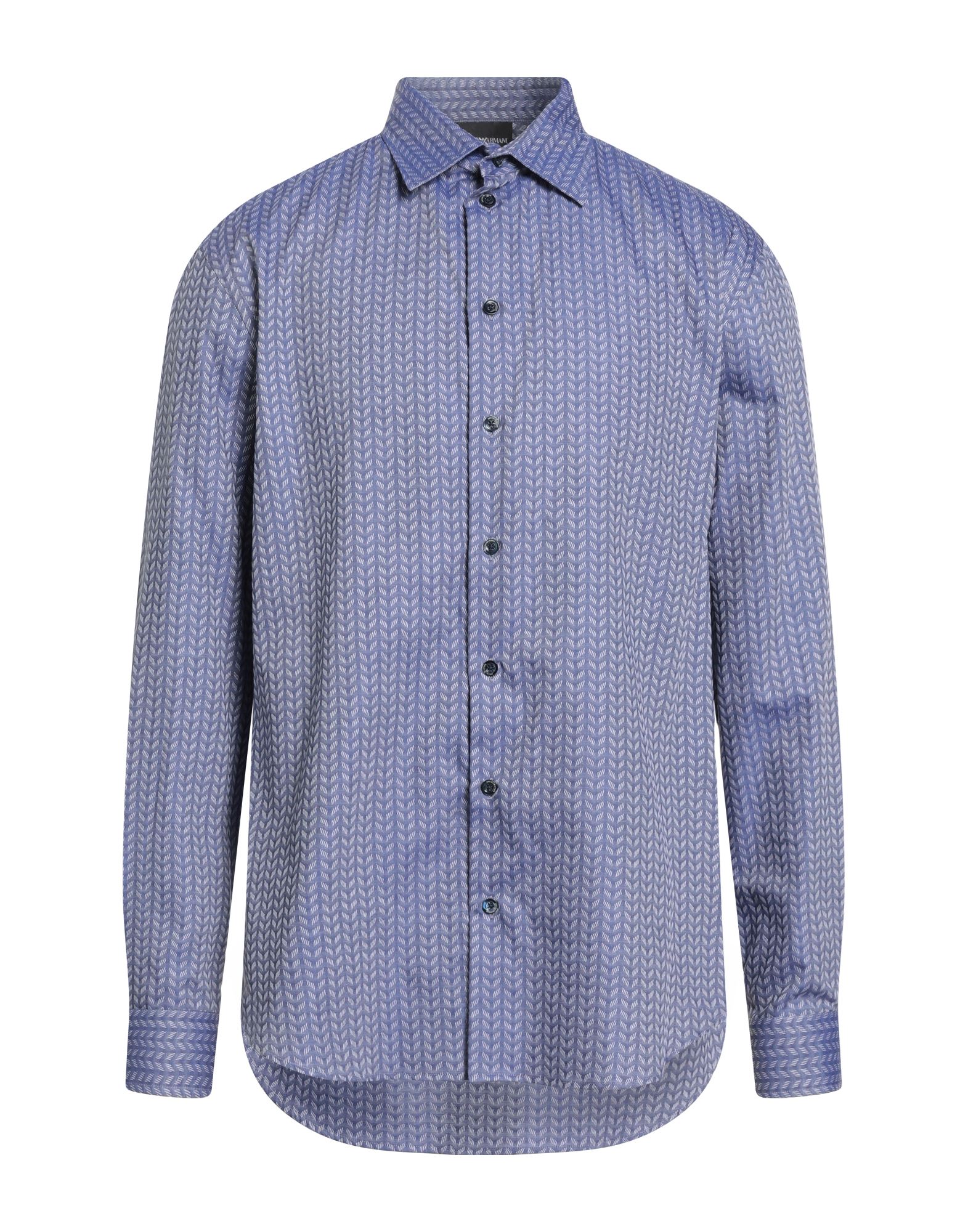 레귤러 셔츠, 자카드, 투톤 패턴, 브랜드 로고, 클래식 칼라, 롱 슬리브, 버튼 커프스, 버튼 여밈, 동물성 비섬유 자재 함유, 세탁기 세탁 또는 드라이클리닝, 표백 금지, 건조기 사용불가. 이미지