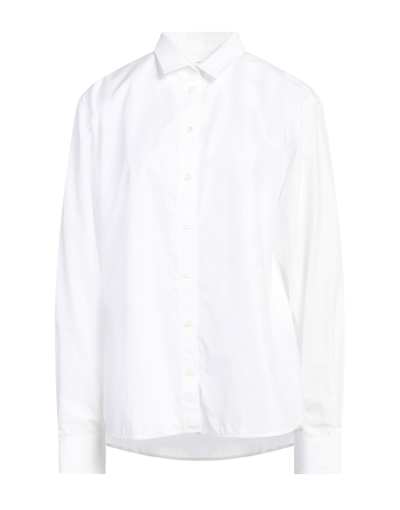 셔츠, 우븐, 솔리드 컬러, 장식 부착 없음, 클래식 칼라, 롱 슬리브, 버튼 여밈, 세탁기 세탁 또는 드라이클리닝, 표백 금지, 건조기 사용불가. 이미지