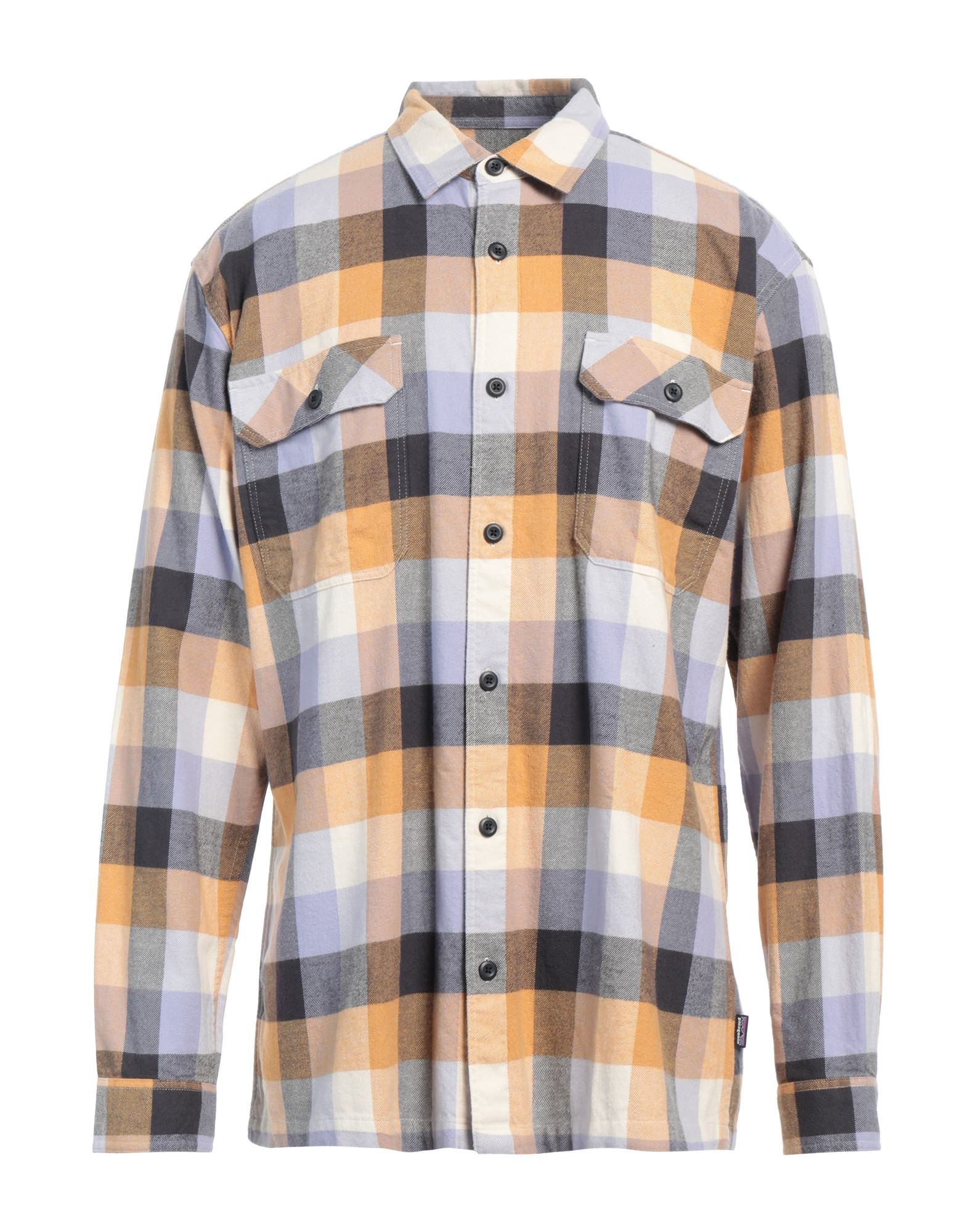 레귤러 셔츠, 플란넬, 브랜드 로고, 타탄체크, 클래식 칼라, 롱 슬리브, 버튼 커프스, 버튼 여밈, 포켓 2개, 세탁기로 세탁, 건조기 사용불가, 이 브랜드는 사이즈가 크게 나옵니다. 이미지