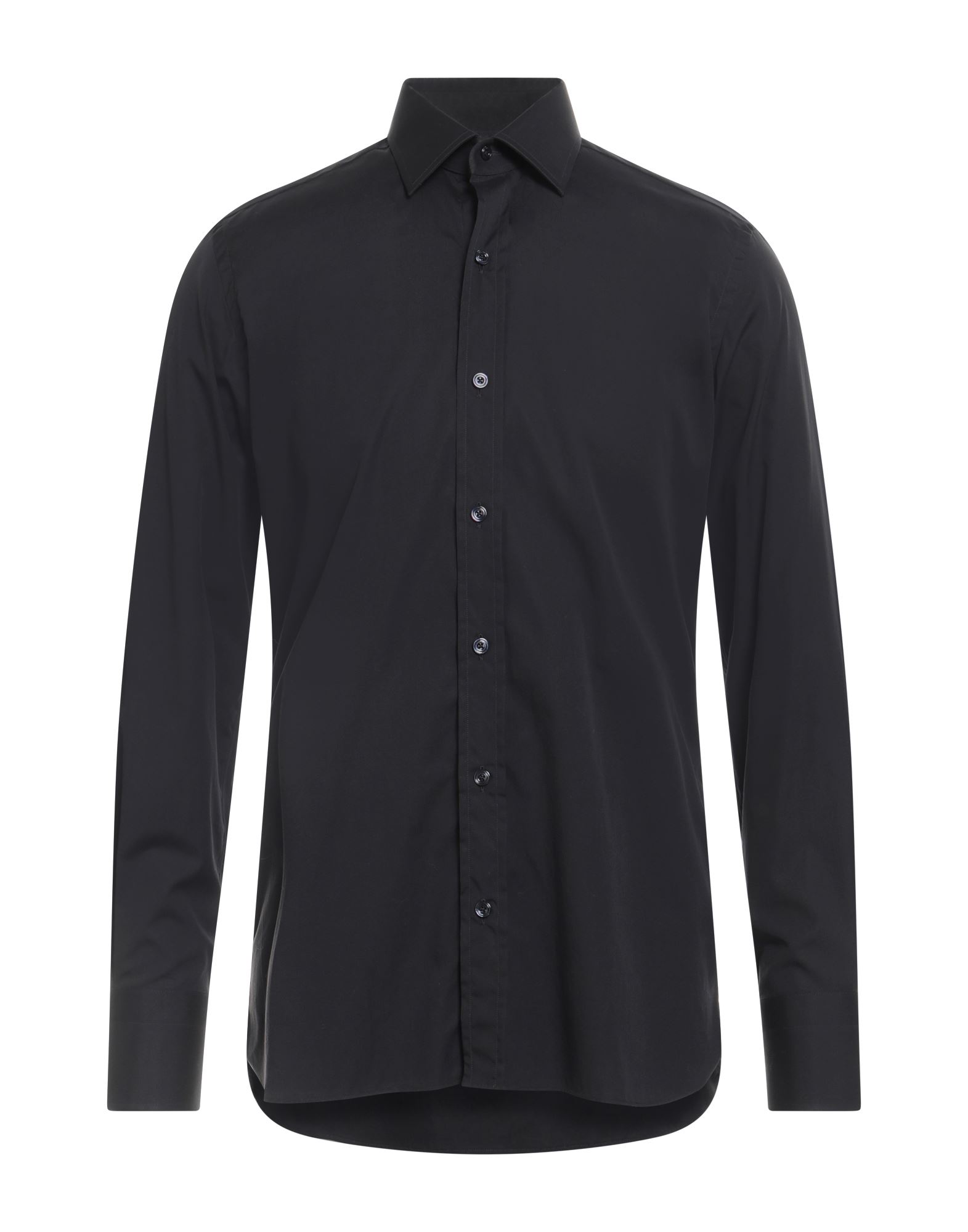 레귤러 셔츠, 우븐, 솔리드 컬러, 장식 부착 없음, 클래식 칼라, 롱 슬리브, 버튼 여밈, 세탁기 세탁 또는 드라이클리닝, 표백 금지, 건조기 사용불가. 이미지