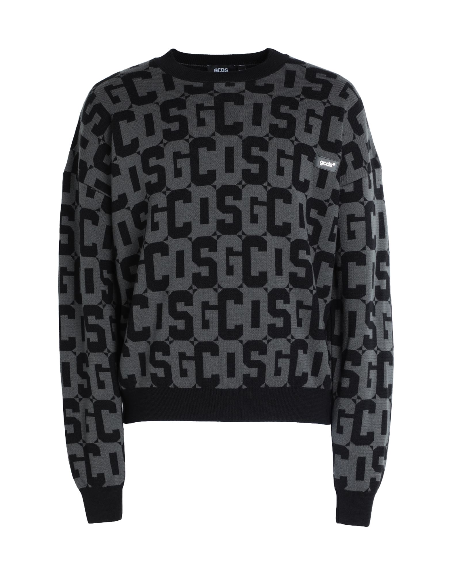 니트 소재, 라이트웨이트 니트, 브랜드 로고, 로고 디자인, 크루넥, 롱 슬리브, 포켓 없음. 이미지