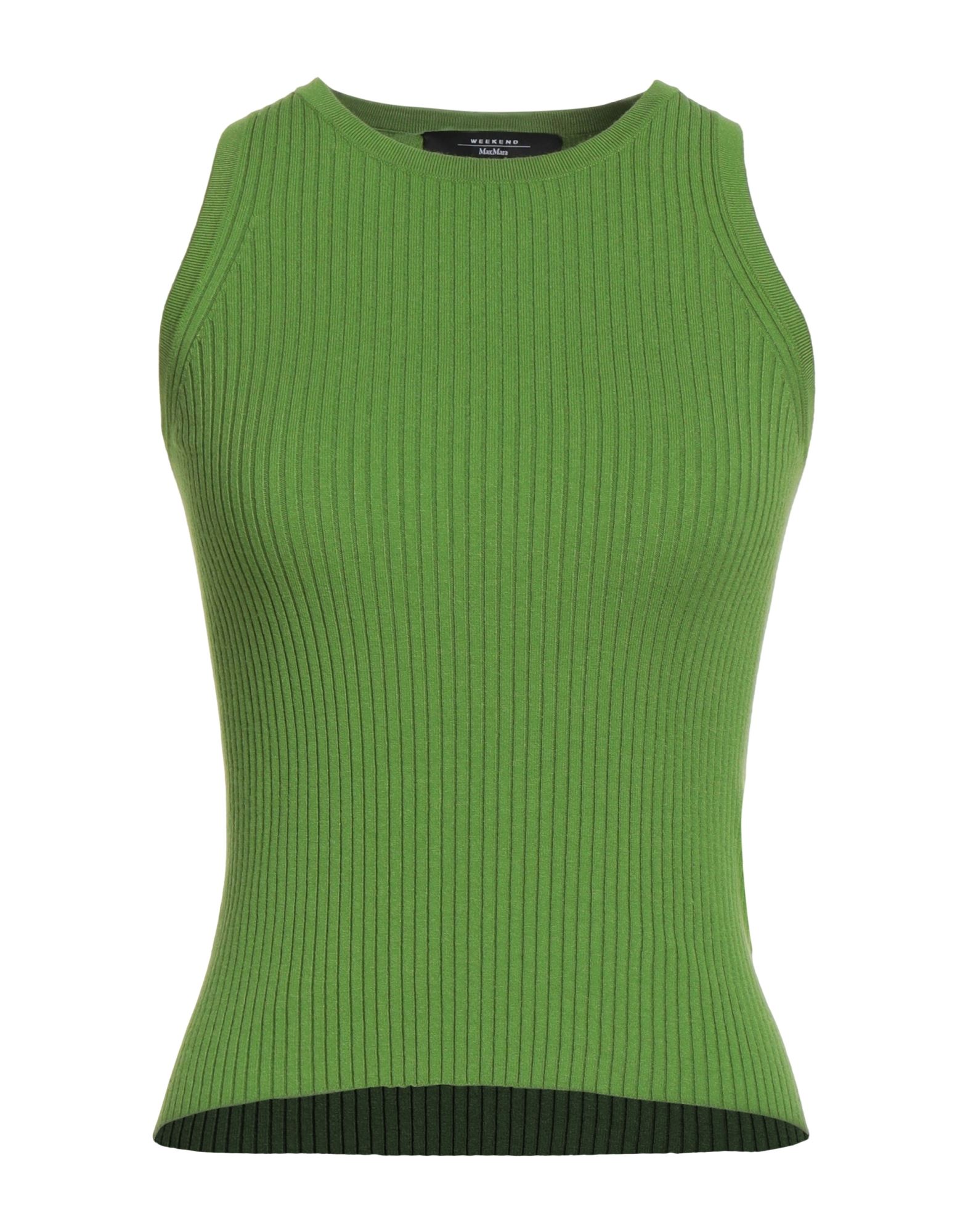 니트 소재, 리브(rib) 조직, 라이트웨이트 니트, 장식 부착 없음, 솔리드 컬러, 크루넥, 슬리브리스, 포켓 없음, 스트레치, 손세탁 또는 드라이클리닝, 표백 금지, 건조기 사용불가. 이미지