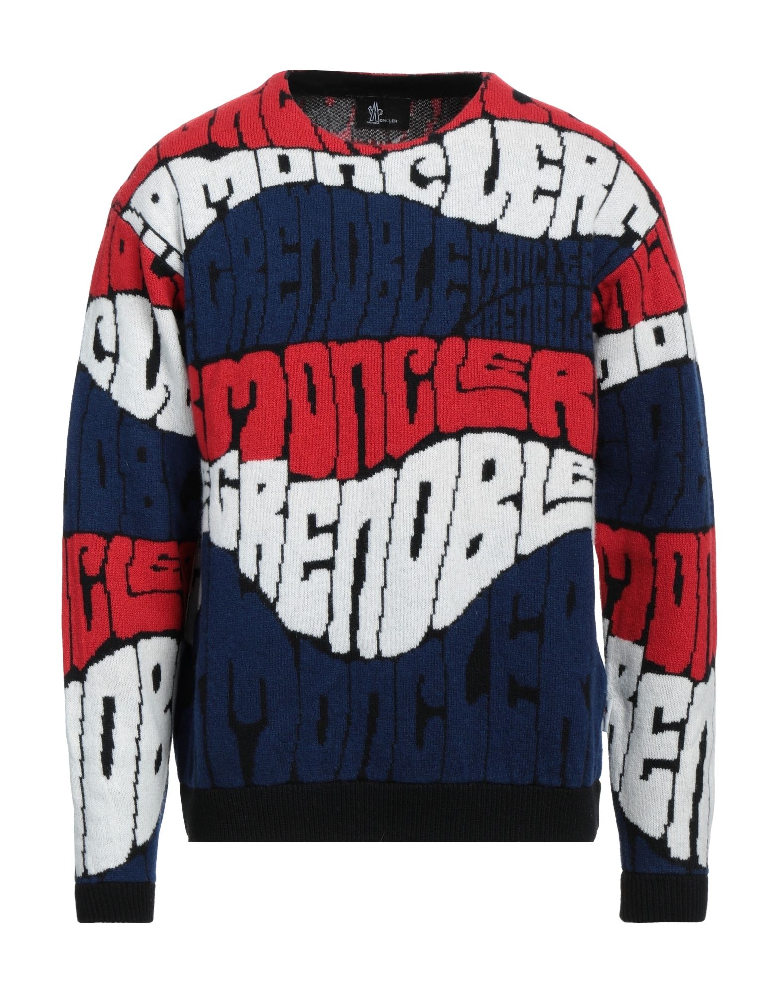 니트 소재, 라이트웨이트 니트, 브랜드 로고, 로고 디자인, 라운드 네크라인, 롱 슬리브, 포켓 없음. 이미지