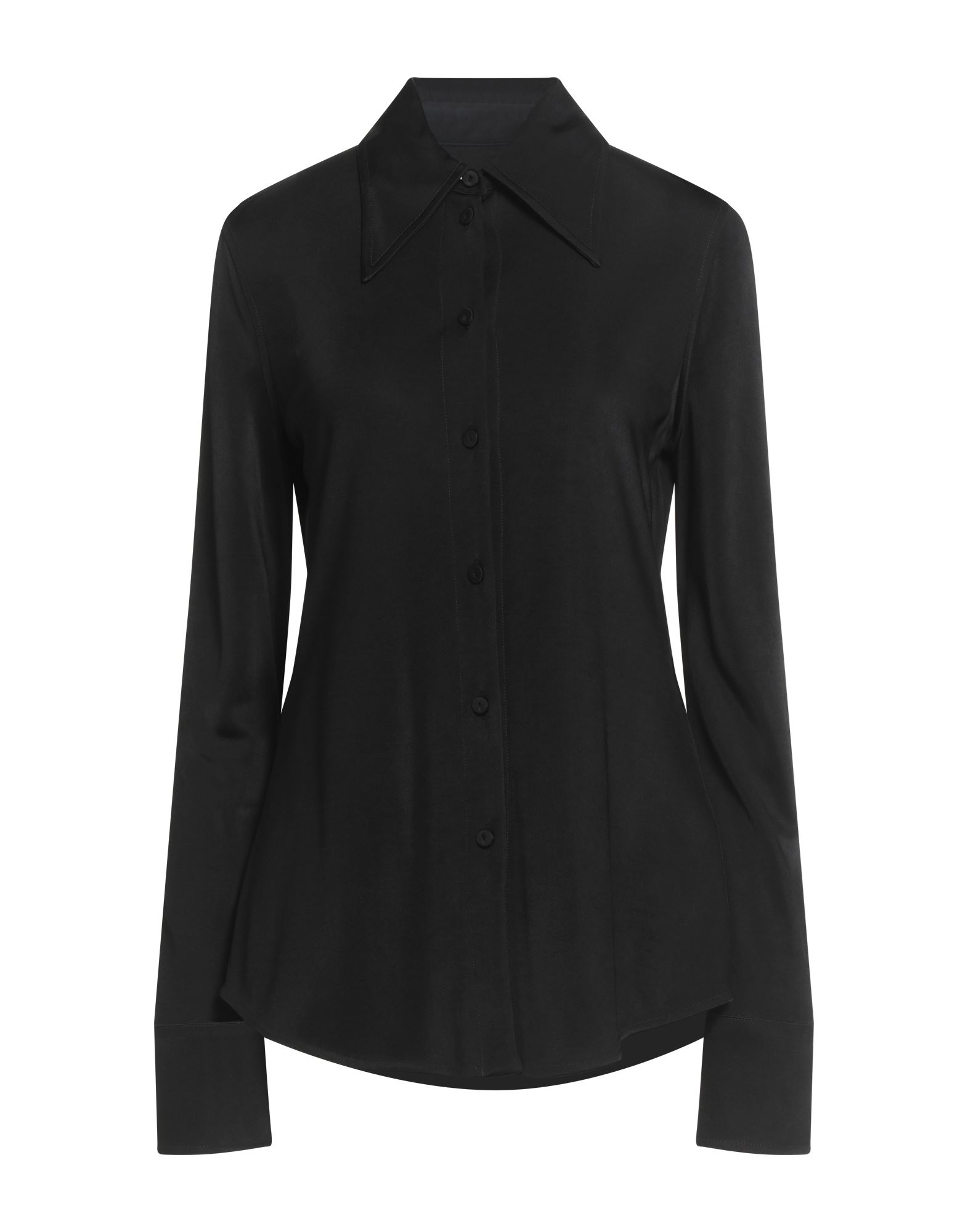 셔츠, 저지, 솔리드 컬러, 장식 부착 없음, 클래식 칼라, 롱 슬리브, 버튼 여밈, 드라이클리닝, 표백 금지, 건조기 사용불가. 이미지