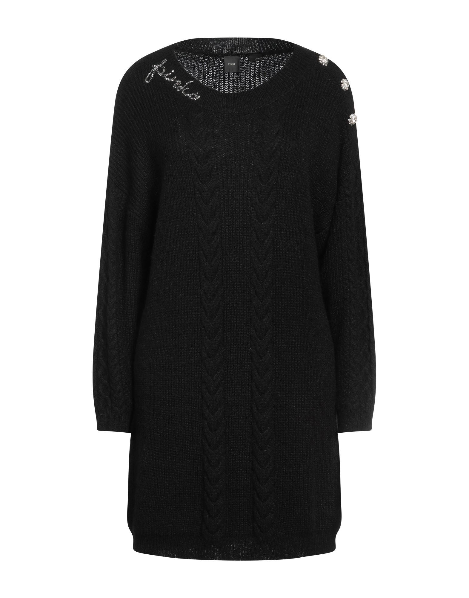 니트 소재, 라이트웨이트 니트, 장식 부착 없음, 솔리드 컬러, 크루넥, 롱 슬리브, 포켓 없음. 이미지