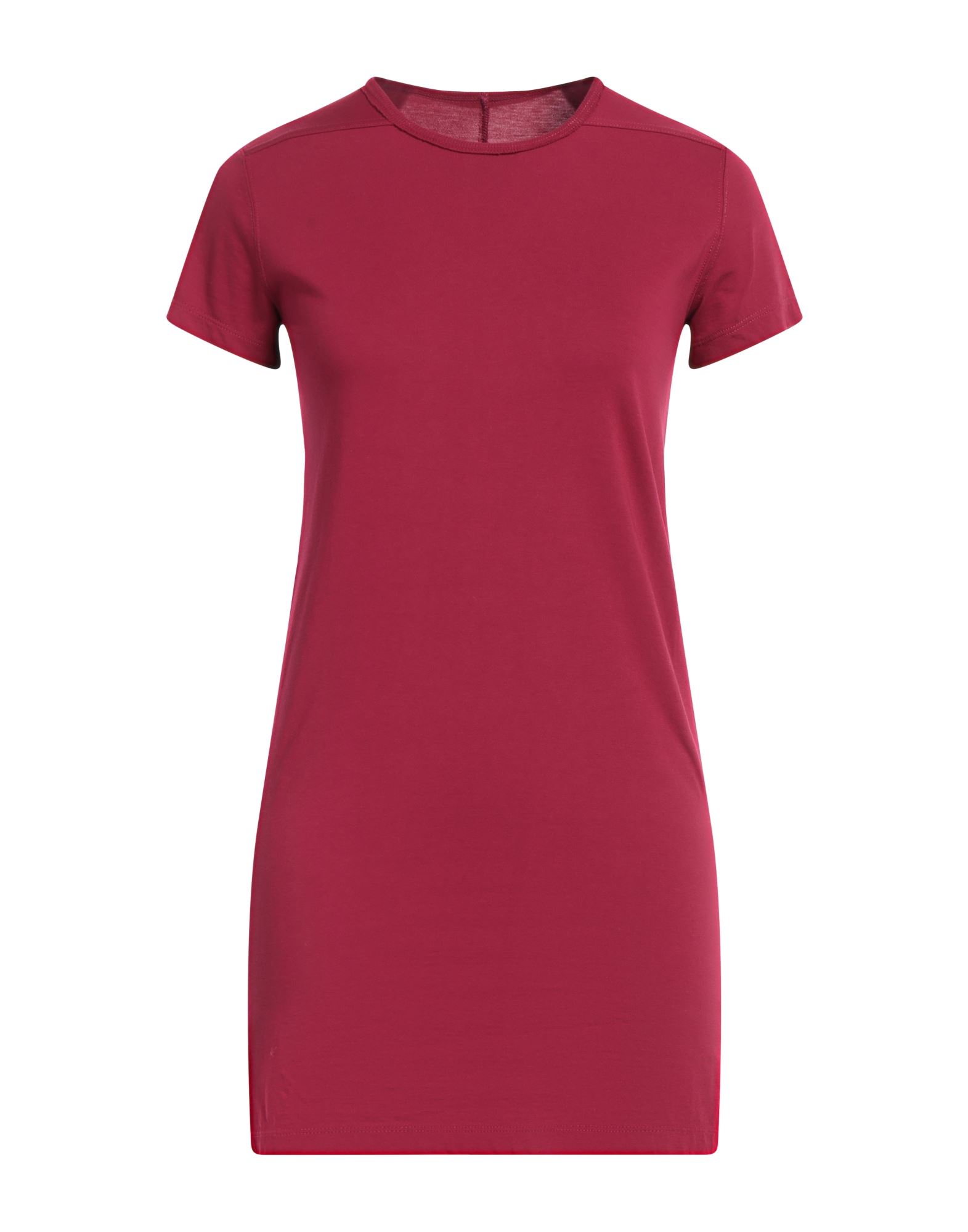 저지, 장식 부착 없음, 솔리드 컬러, 크루넥, 쇼트 슬리브, 포켓 없음, 베이직 티, 스몰 핏. 이미지