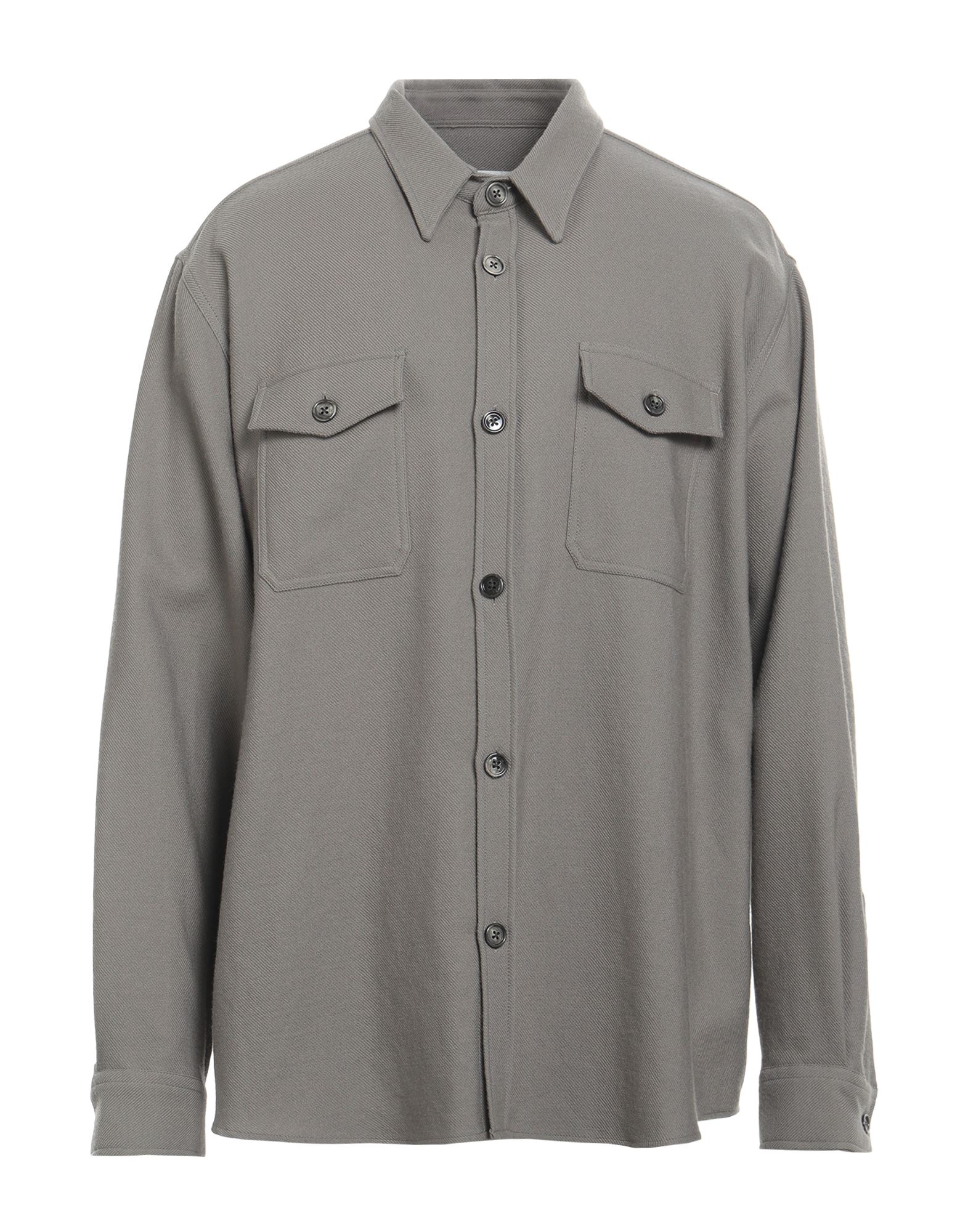 레귤러 셔츠, 플란넬, 장식 부착 없음, 솔리드 컬러, 클래식 칼라, 롱 슬리브, 버튼 커프스, 버튼 여밈, 플랩 포켓, 포켓 2개, 드라이클리닝, 표백 금지, 건조기 사용불가. 이미지