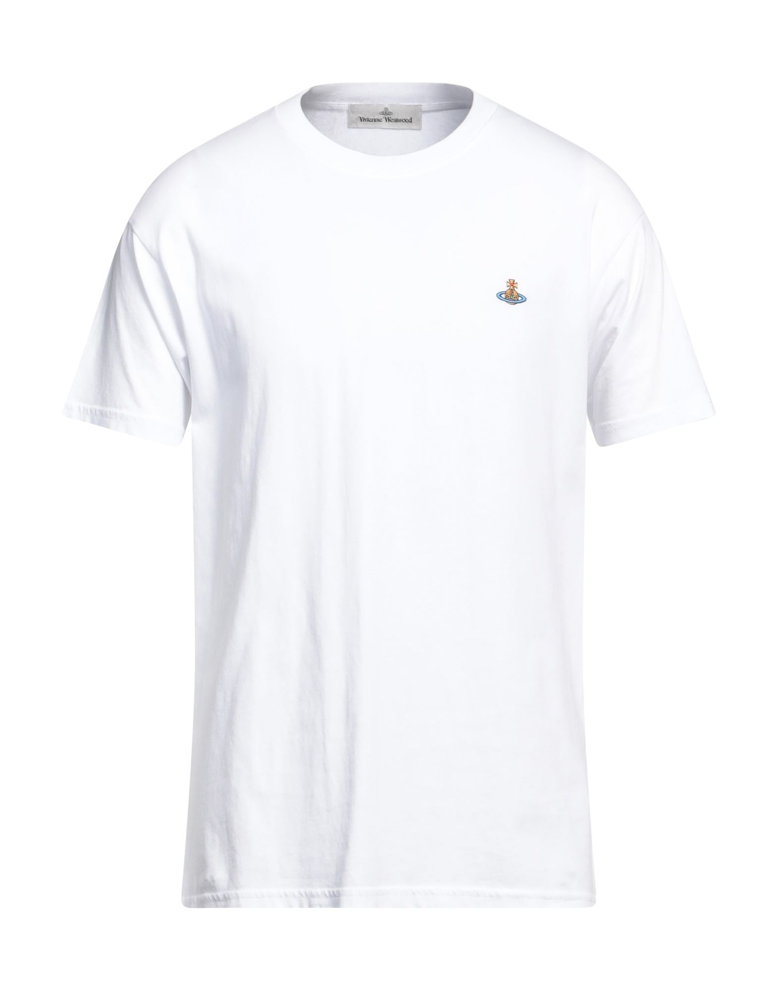 베이직 티, 저지, 솔리드 컬러, 자수 로고 장식, 크루넥, 쇼트 슬리브, 세탁기로 세탁, 표백 금지, 건조기 사용불가, 이 브랜드는 사이즈가 작게 나옵니다. 이미지