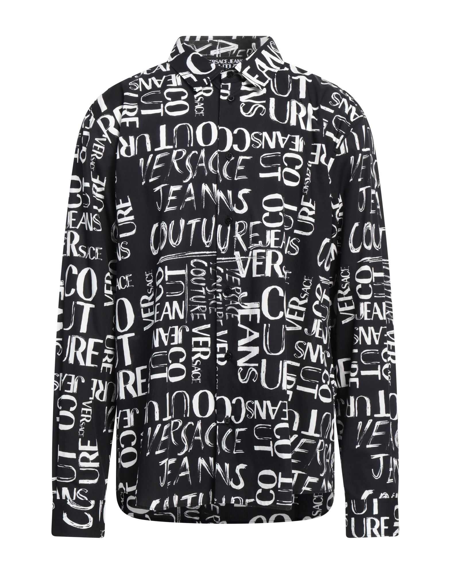 우븐, 장식 부착 없음, 로고 디자인, 클래식 칼라, 롱 슬리브, 버튼 커프스, 버튼 여밈, 포켓 없음, 레귤러 셔츠, 스몰 핏. 이미지