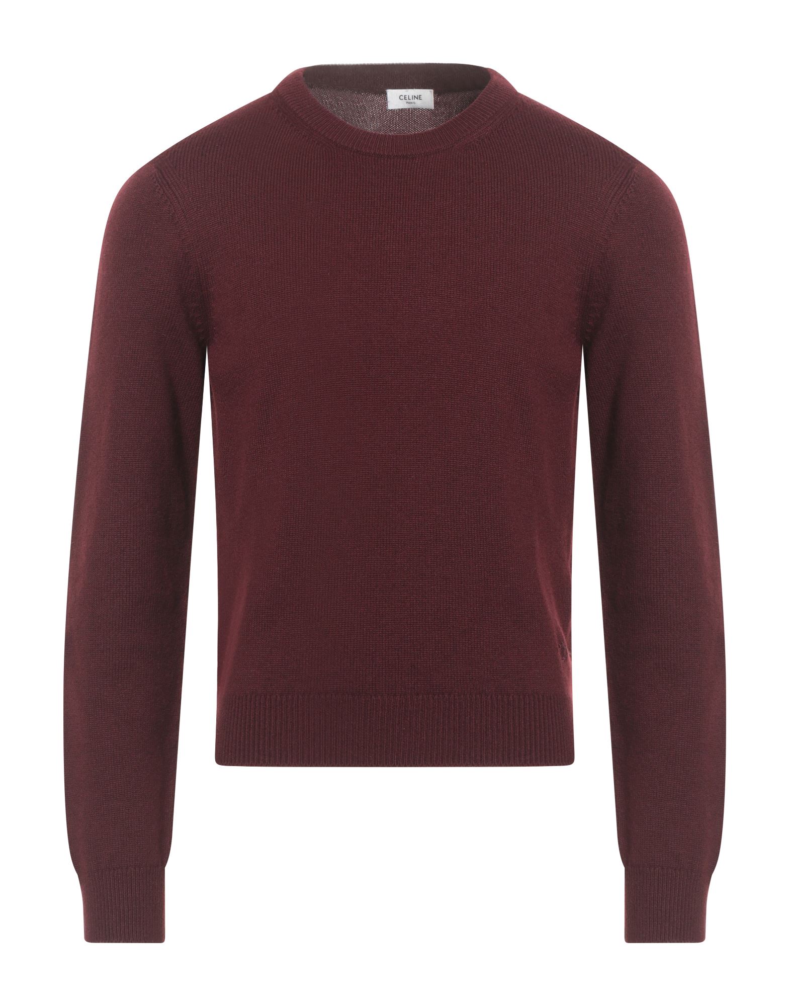 캐시미어, 라이트웨이트 니트, 자수 로고 장식, 솔리드 컬러, 크루넥, 롱 슬리브, 드라이클리닝, 표백 금지, 건조기 사용불가. 이미지