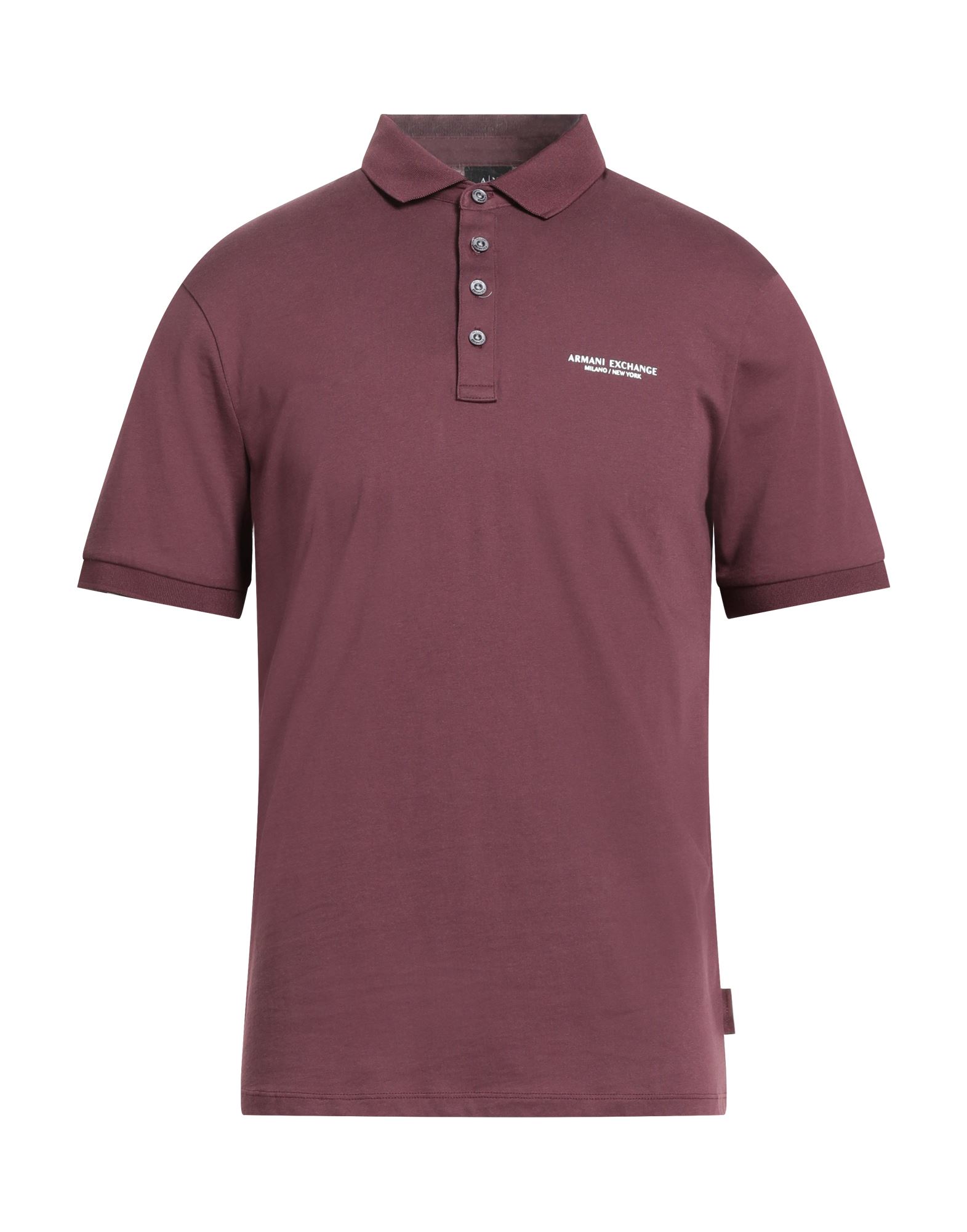 저지, 솔리드 컬러, 브랜드 로고, 버튼 넥, 쇼트 슬리브, 세탁기로 세탁, 표백 금지, 건조기 사용불가. 이미지