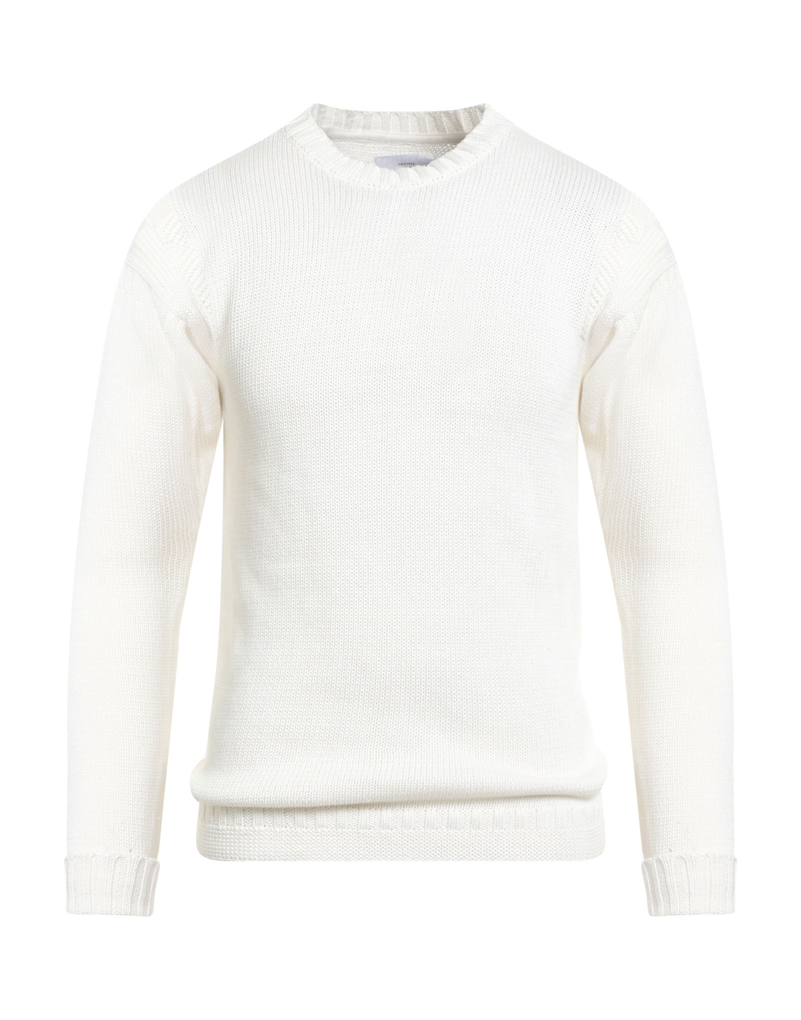 니트 소재, 라이트웨이트 니트, 장식 부착 없음, 솔리드 컬러, 크루넥, 롱 슬리브, 안감없음, 포켓 없음. 이미지