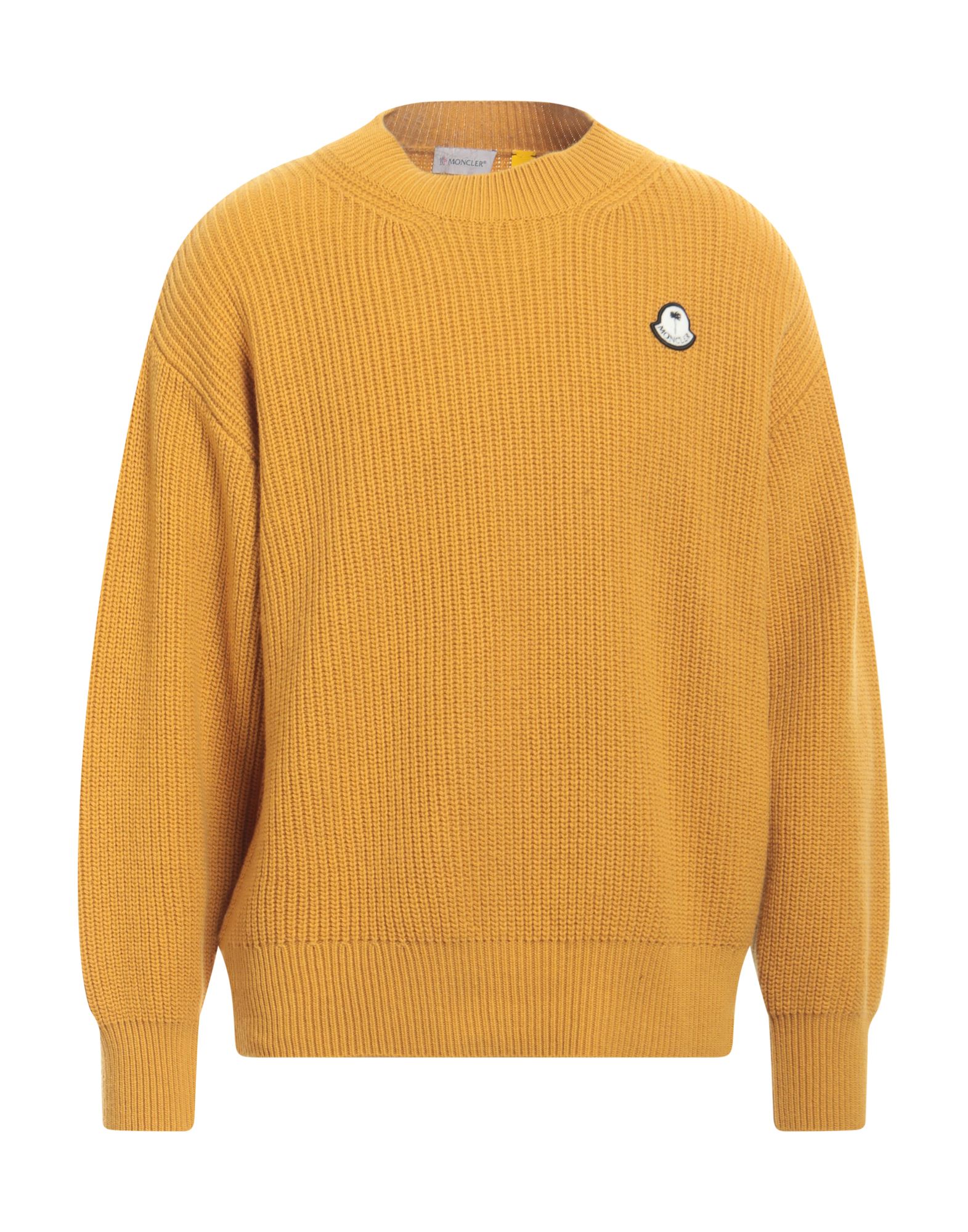 니트 소재, 울, 리브(rib) 조직, 미디엄웨이트 니트, 브랜드 로고, 솔리드 컬러, 크루넥, 롱 슬리브, 포켓 없음, 드라이클리닝, 표백 금지, 건조기 사용불가. 이미지