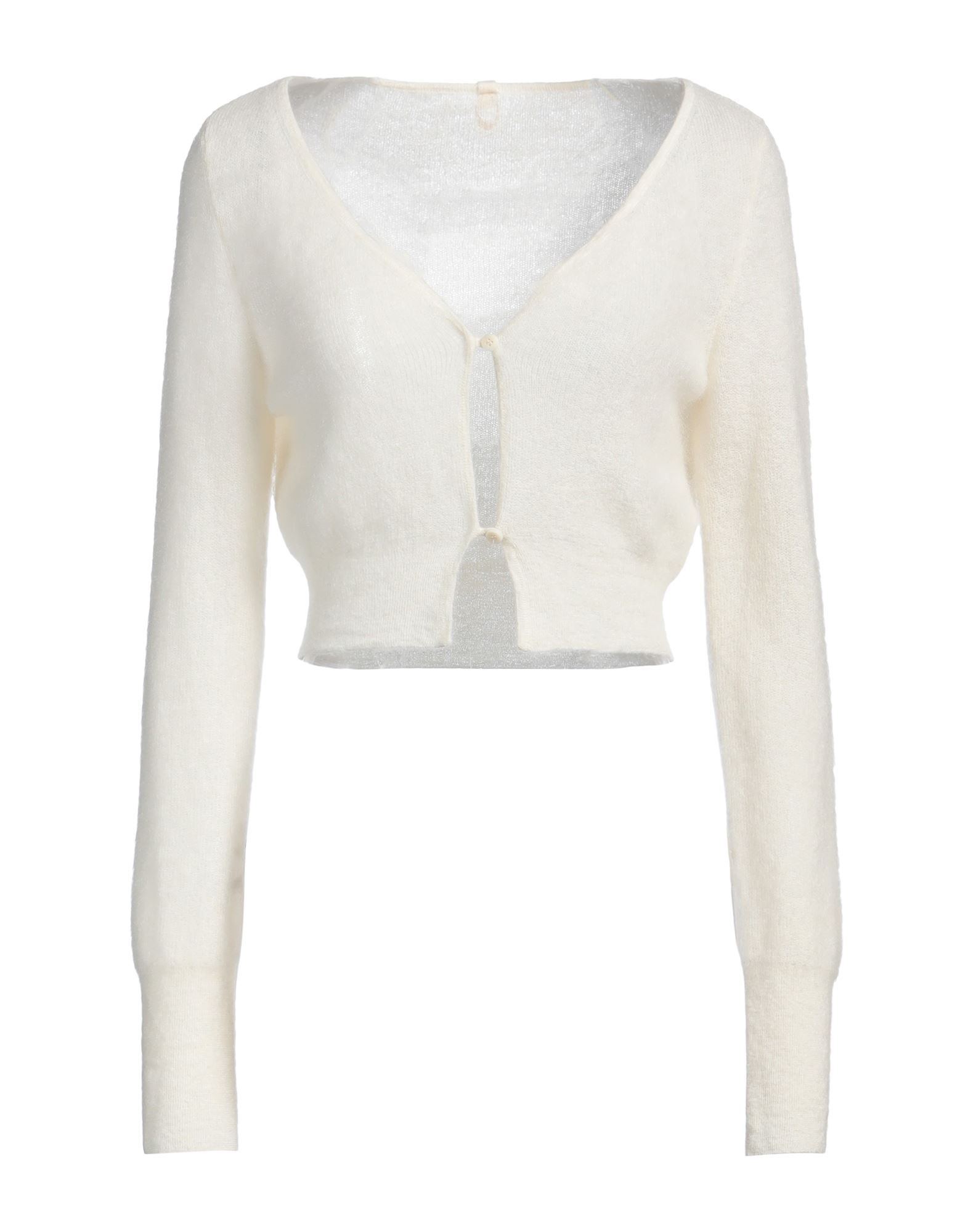 니트 소재, 미디엄웨이트 니트, 장식 부착 없음, 솔리드 컬러, 롱 슬리브, 버튼 여밈, 포켓 없음, 손세탁 또는 드라이클리닝, 표백 금지, 건조기 사용불가. 이미지