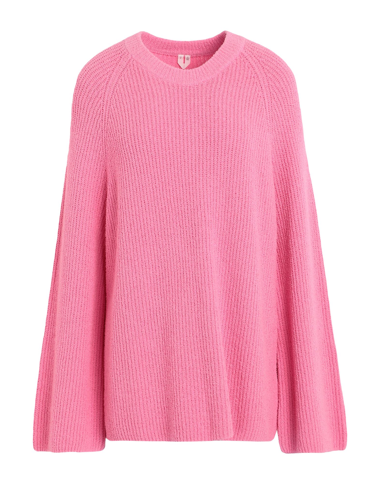 니트 소재, 미디엄웨이트 니트, 장식 부착 없음, 솔리드 컬러, 라운드 네크라인, 롱 슬리브, 포켓 없음. 이미지