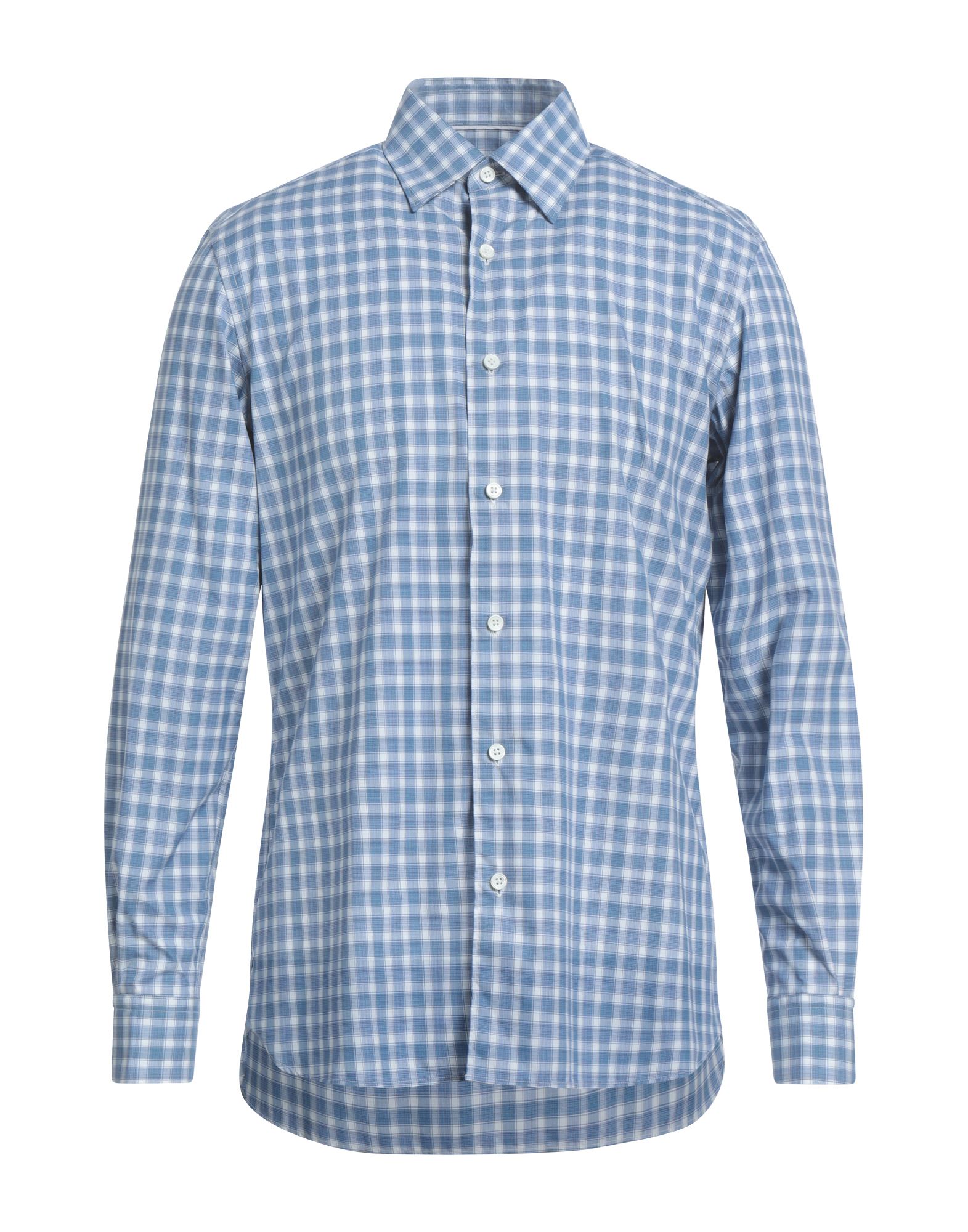 레귤러 셔츠, 우븐, 체크, 장식 부착 없음, 클래식 칼라, 롱 슬리브, 버튼 커프스, 버튼 여밈, 이 브랜드는 사이즈가 크게 나옵니다. 이미지