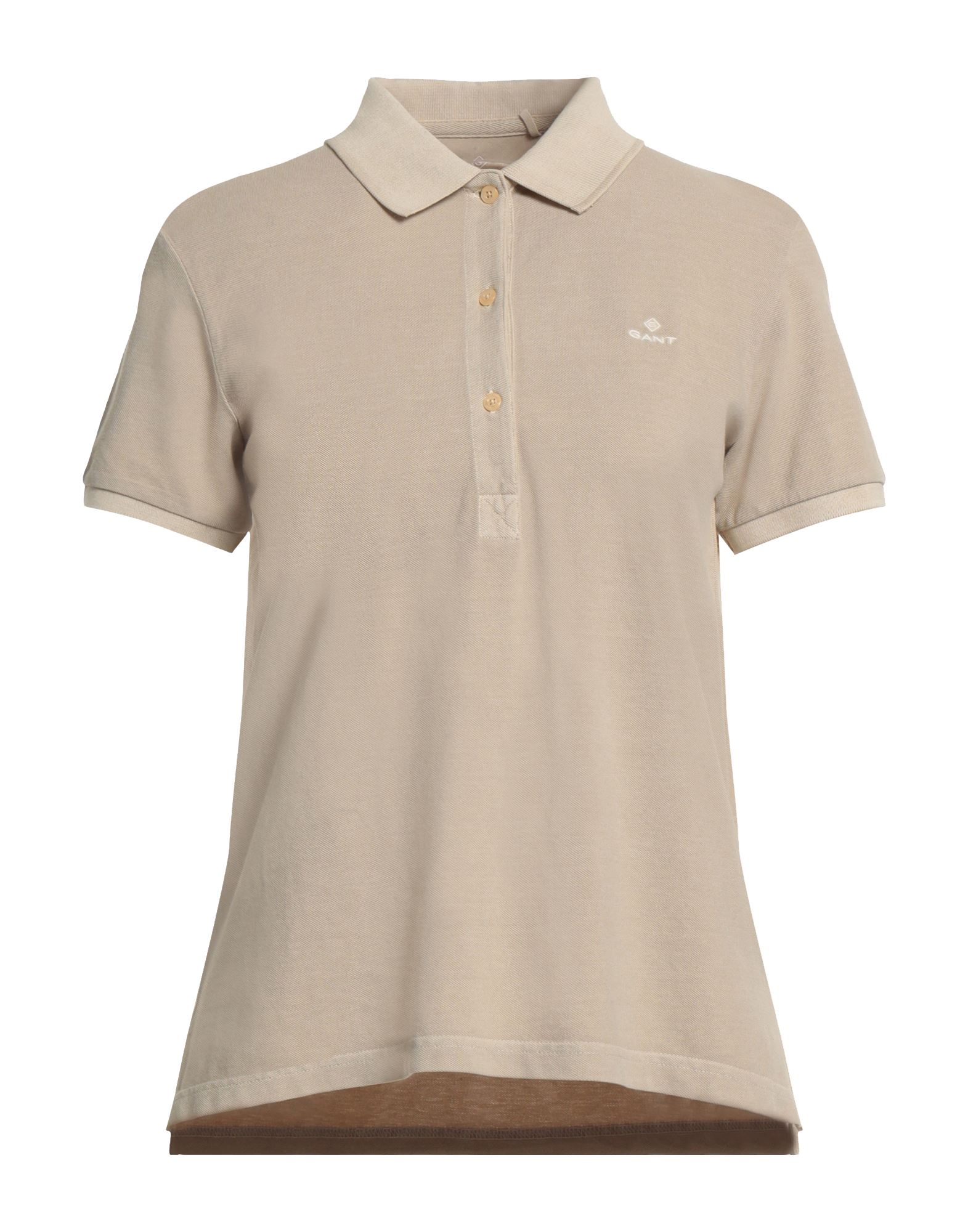 피케, 솔리드 컬러, 자수 로고 장식, 버튼 넥, 쇼트 슬리브, 사이드 슬릿 헴라인, 세탁기로 세탁, 표백 금지, 건조기 사용불가. 이미지