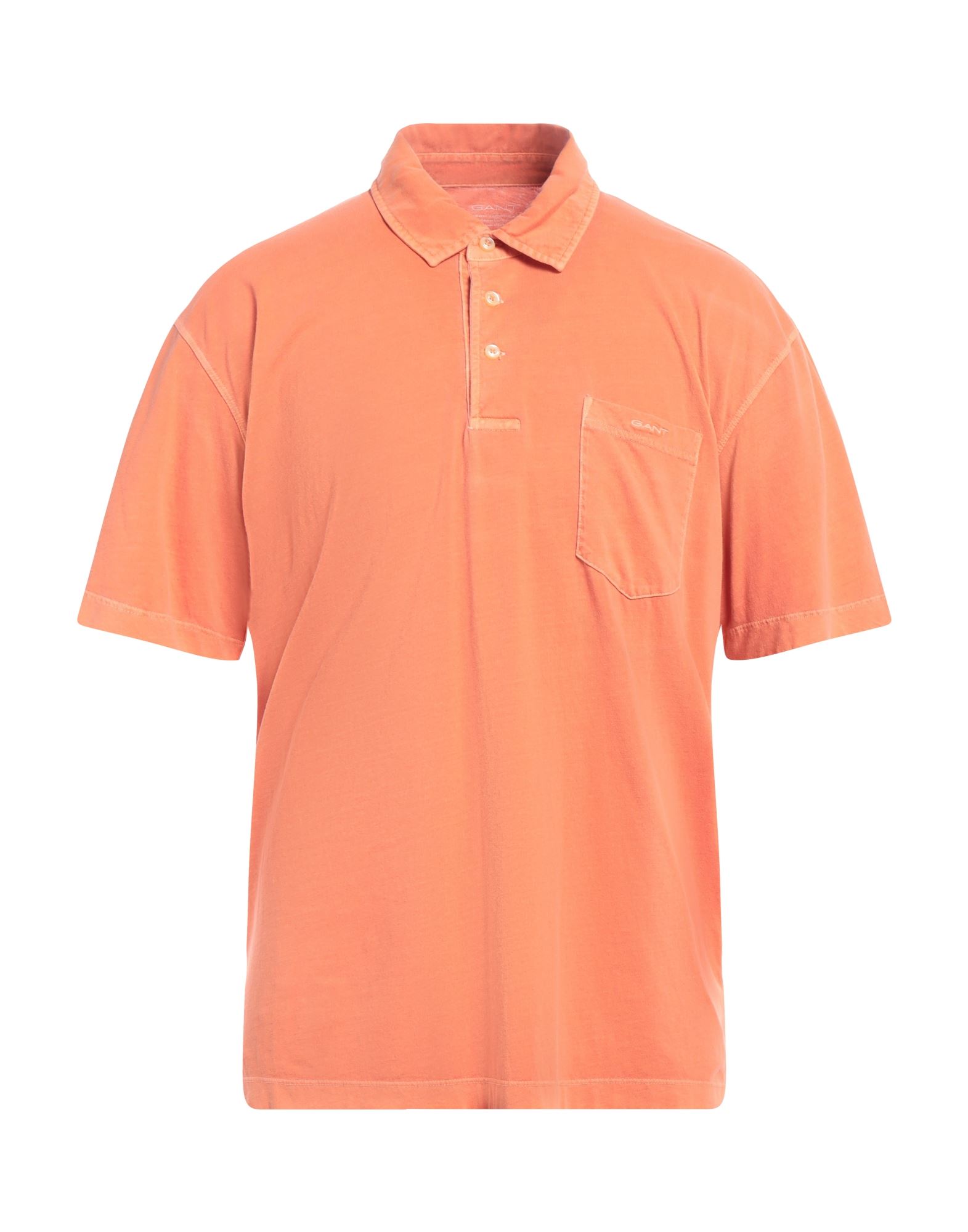 저지, 솔리드 컬러, 자수 로고 장식, 버튼 넥, 쇼트 슬리브, 포켓 1개, 세탁기로 세탁, 표백 금지, 건조기 사용불가. 이미지