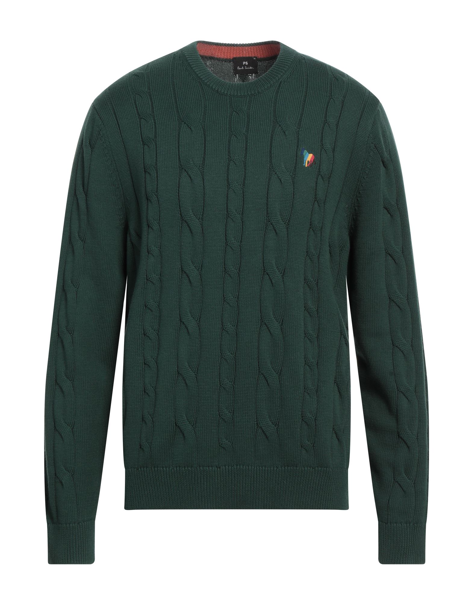 니트 소재, 라이트웨이트 니트, 솔리드 컬러, 자수 장식, 크루넥, 롱 슬리브, 세탁기 세탁 또는 드라이클리닝, 표백 금지, 건조기 사용불가. 이미지