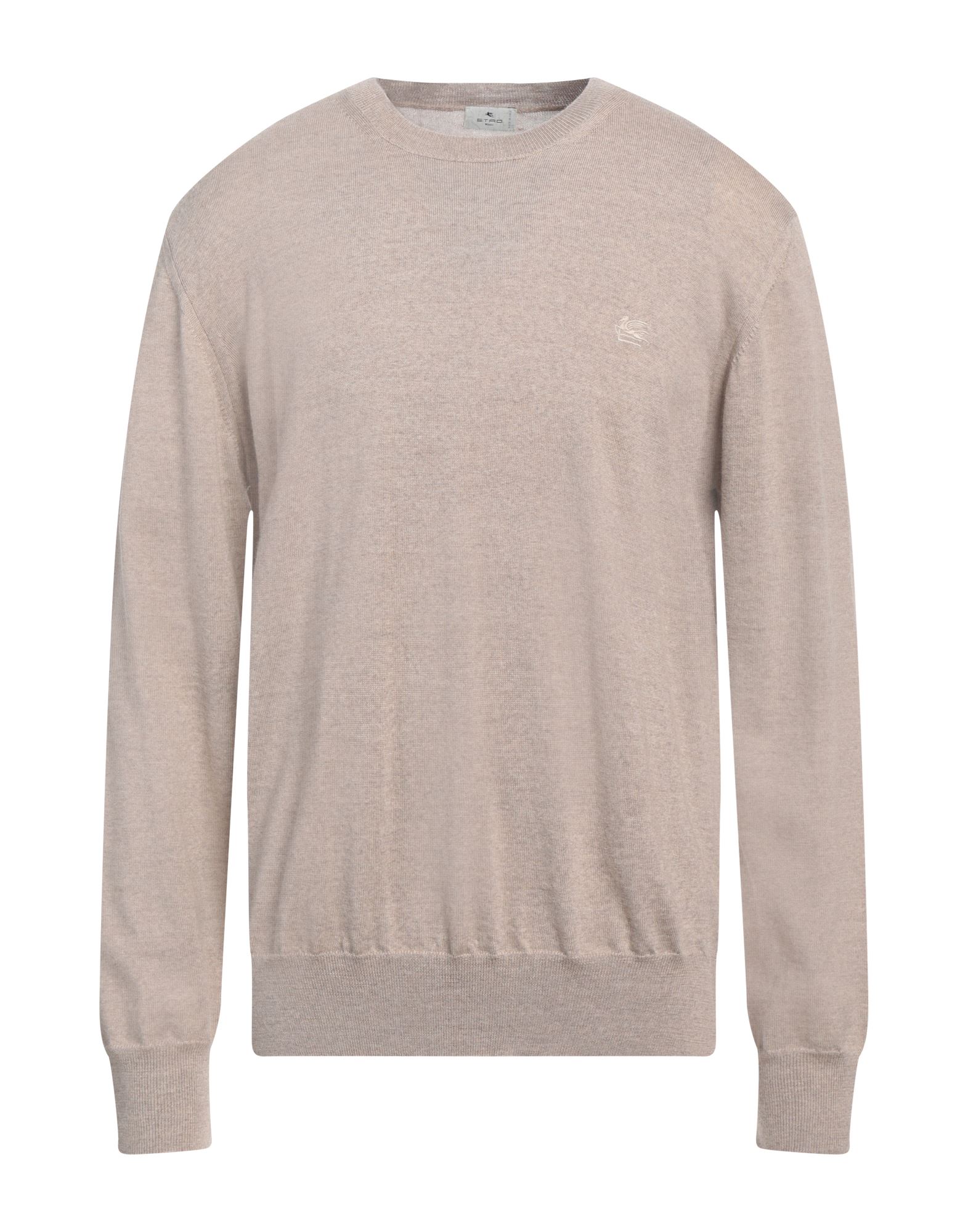 울, 라이트웨이트 니트, 브랜드 로고, 멜란지, 크루넥, 롱 슬리브, 손세탁 또는 드라이클리닝, 표백 금지, 건조기 사용불가. 이미지