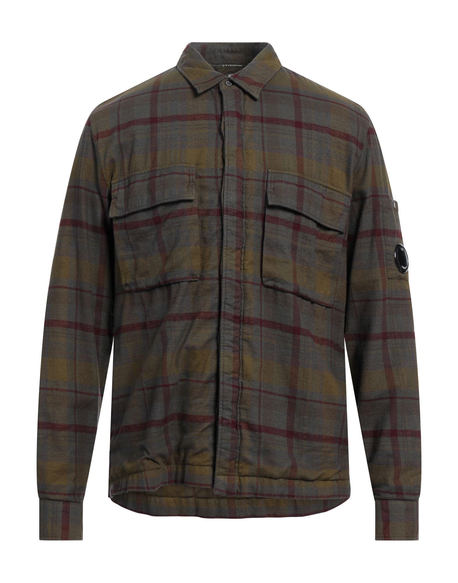 셔츠 자켓, 플란넬, 타탄체크, 브랜드 로고, 클래식 칼라, 롱 슬리브, 안감있음, 버튼 여밈, 포켓 2개, 세탁기로 세탁, 표백 금지, 건조기 사용불가, 이 브랜드는 사이즈가 작게 나옵니다. 이미지